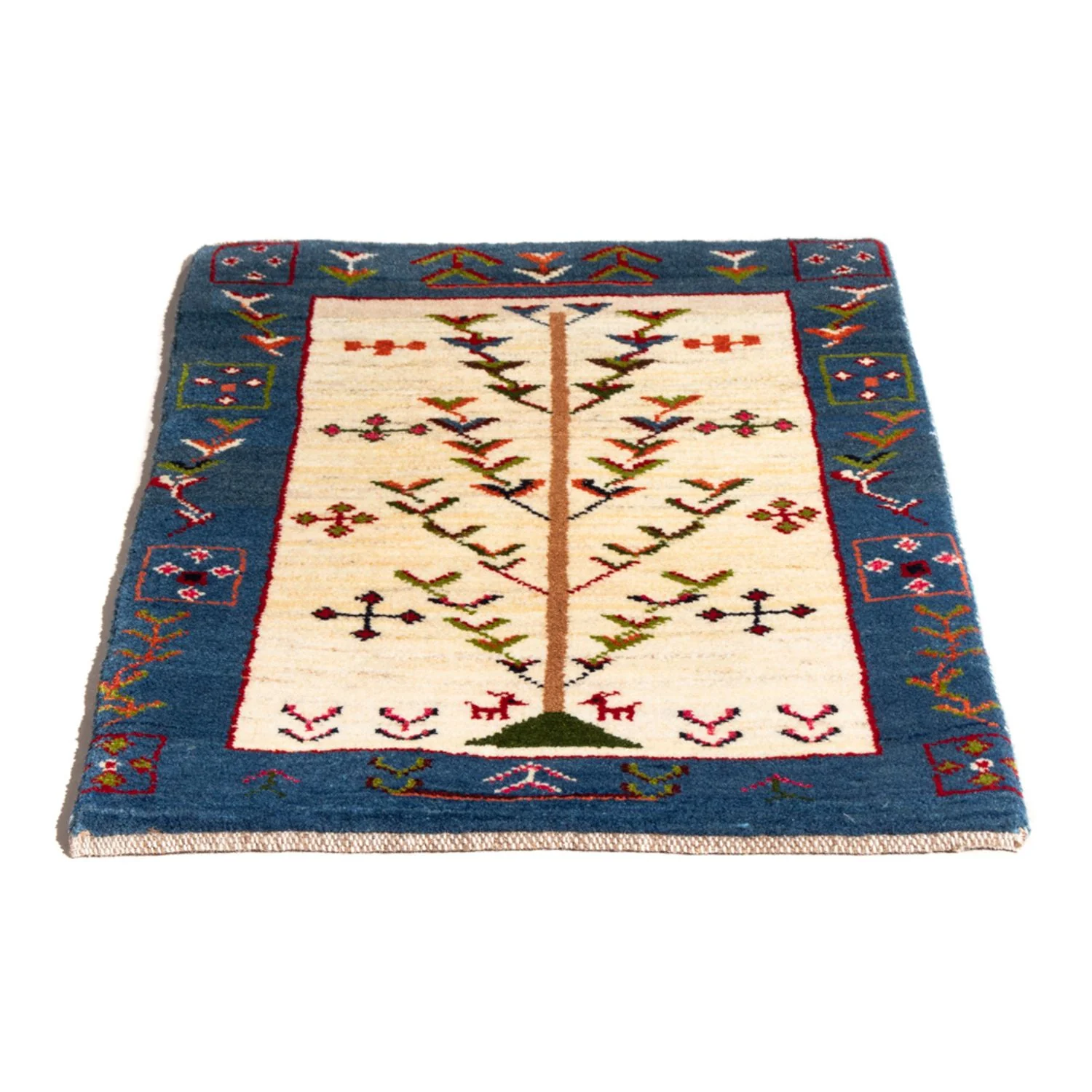 Gabbeh Persisch Teppich 92x63cm - Perserteppich Wollteppich - Image 5
