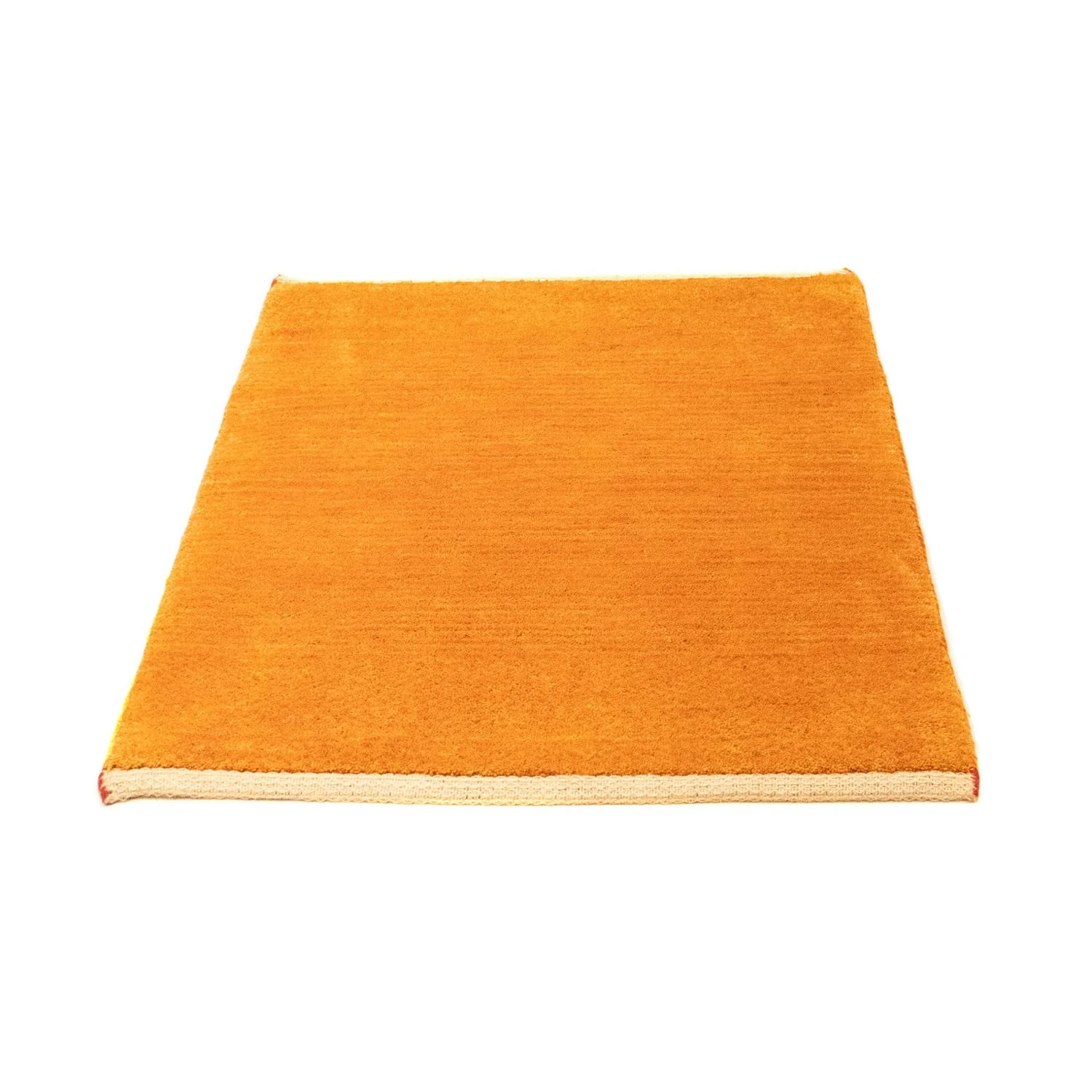Gabbeh Teppich - Perser 94 x 80 cm - gold - Image 5