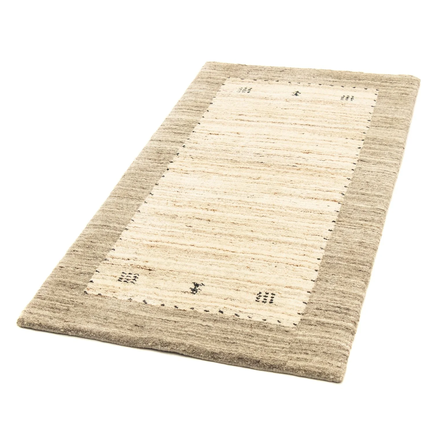 Gabbeh Teppich - Softy 142 x 70 cm - natur - Image 4