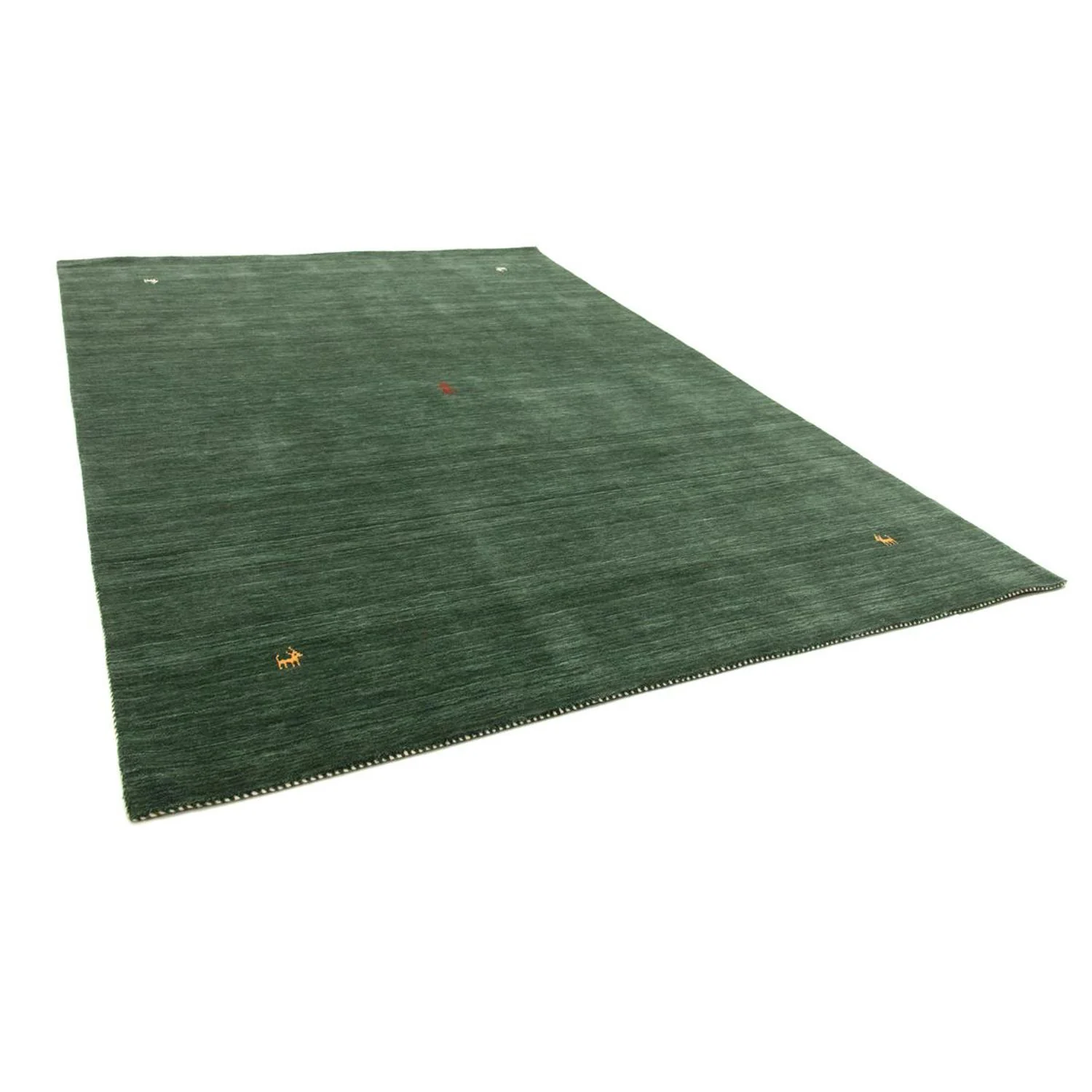 Gabbeh Teppich - Softy 160 x 90 cm - dunkelgrün - Image 4
