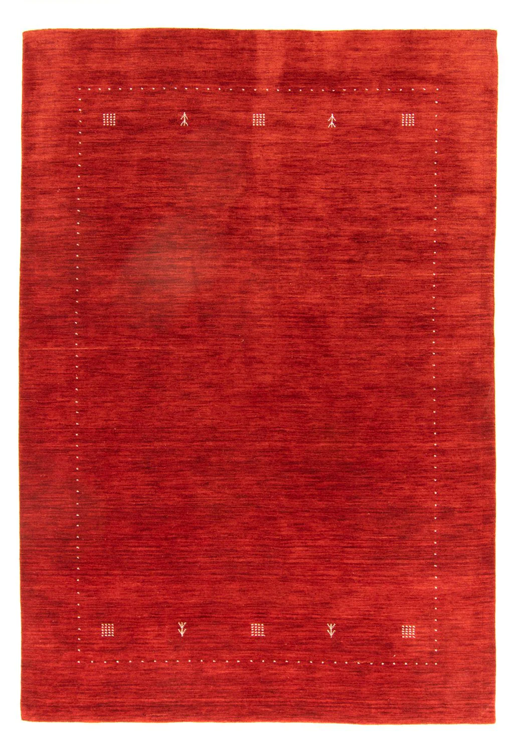 Gabbeh Teppich - Softy 180 x 120 cm - rot