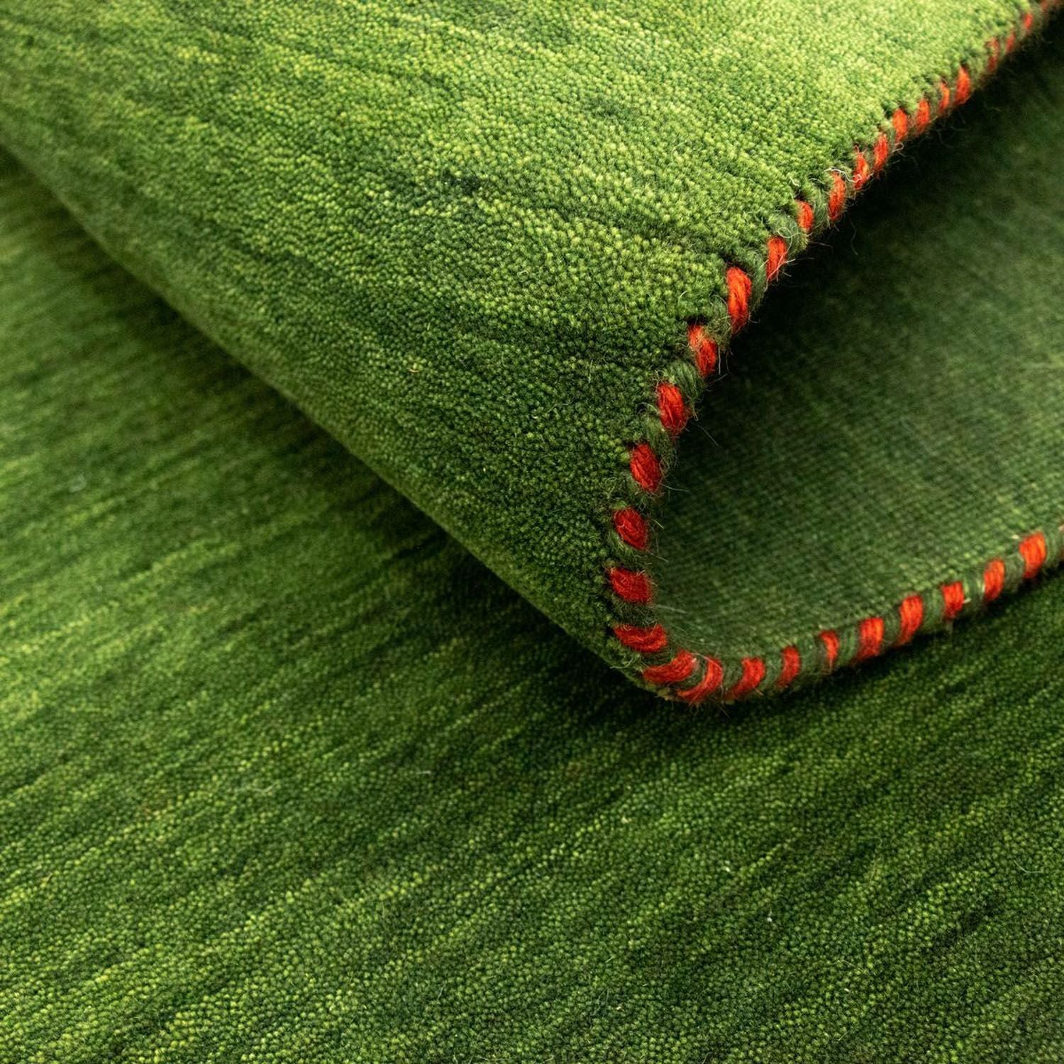 Gabbeh Teppich - Softy 196 x 145 cm - grün - Image 3