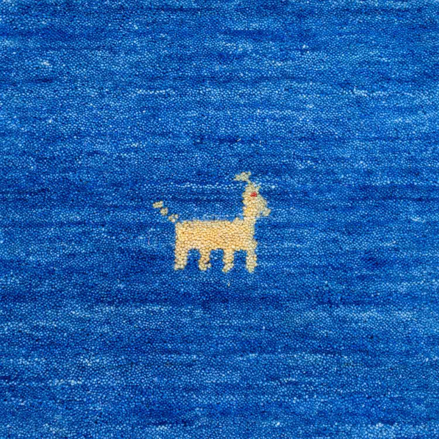 Gabbeh Teppich - Softy 250 x 250 cm - blau - Image 2