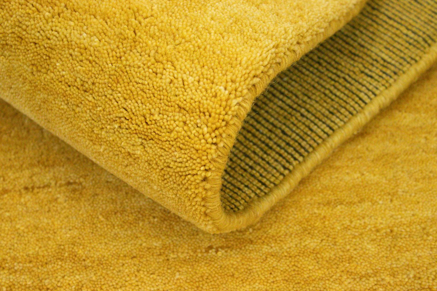 Gabbeh Teppich - Softy 300 x 250 cm - gold - Image 4
