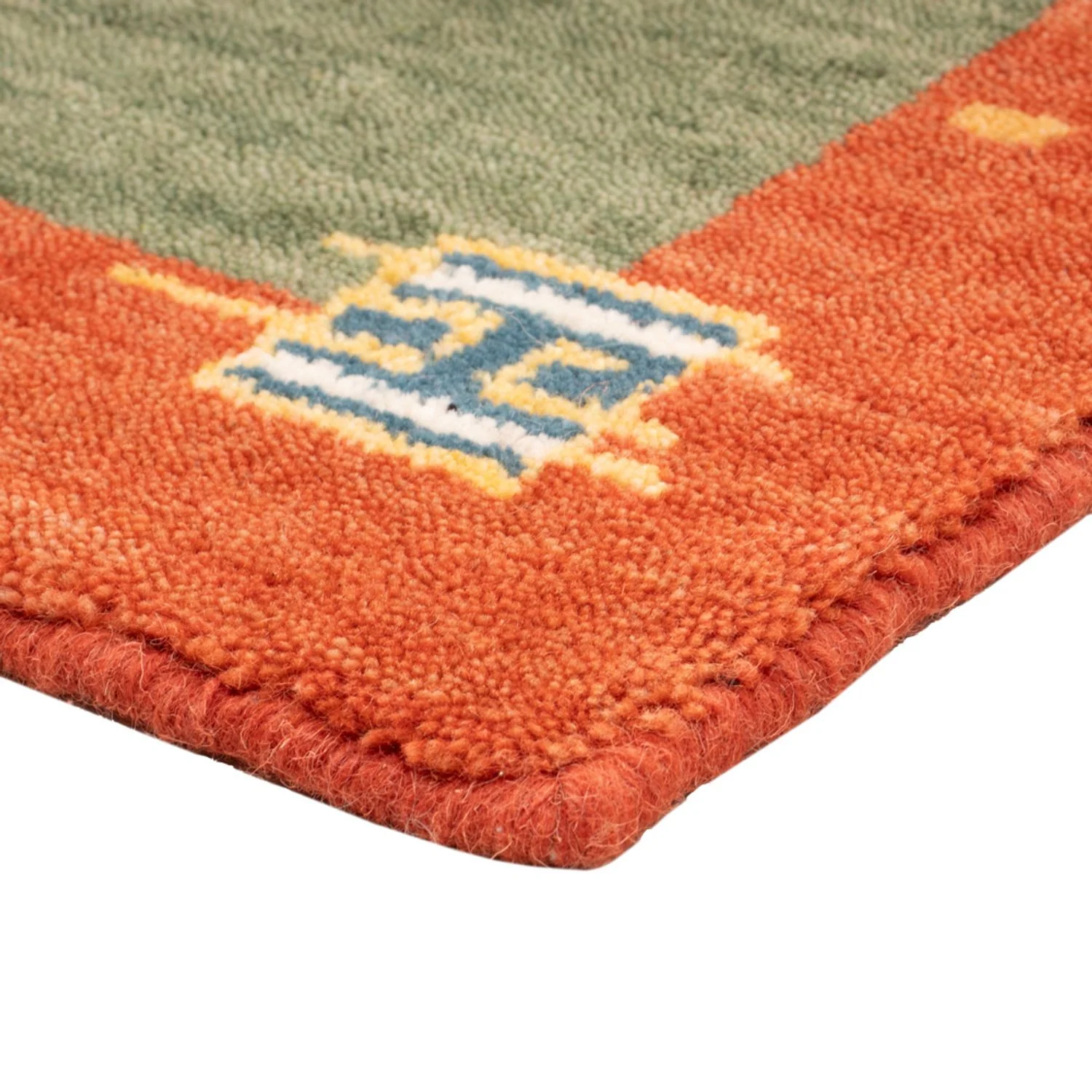 Gabbeh Teppich - Softy - 90 x 60 cm - grün - Image 4
