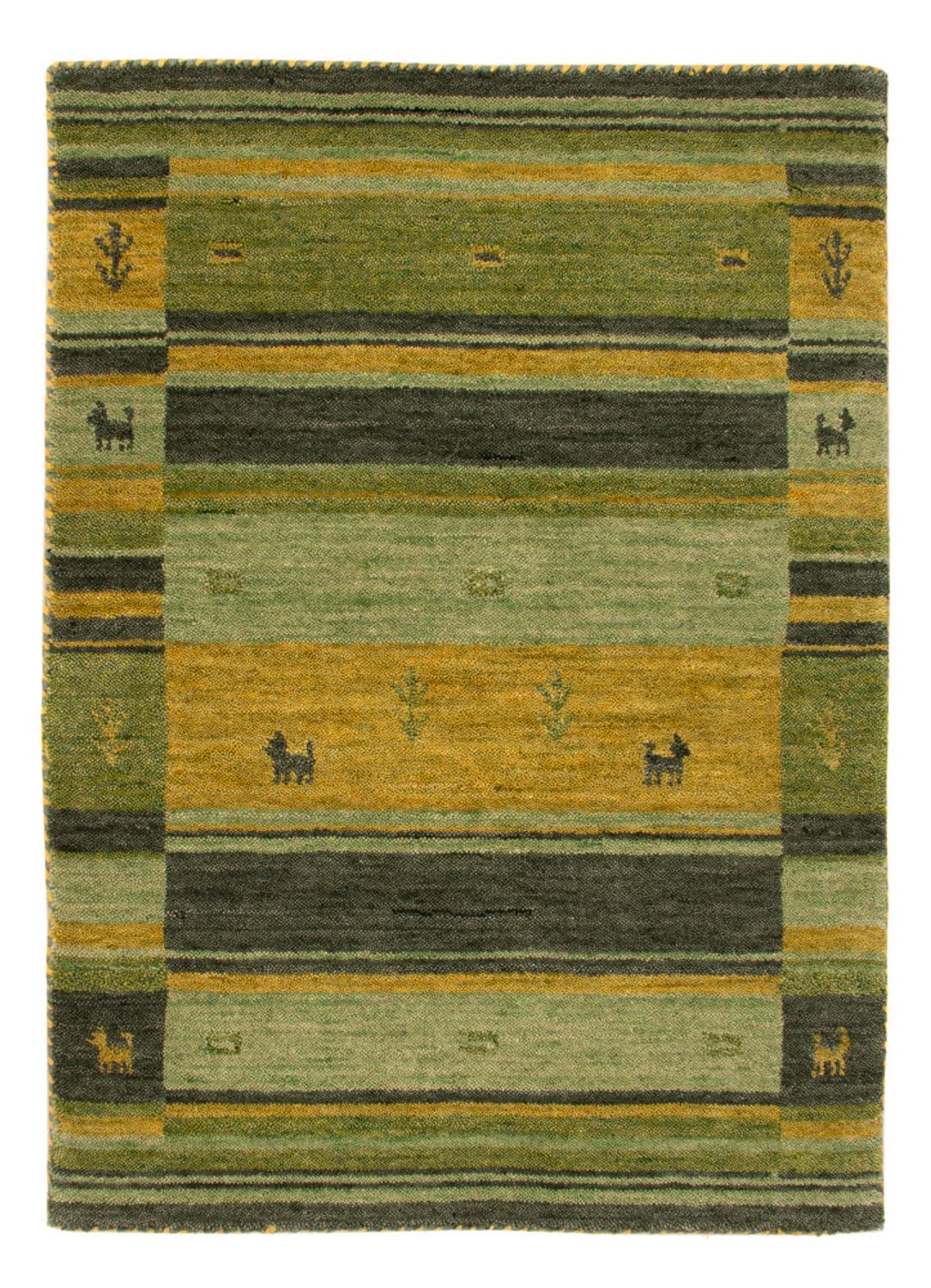Gabbeh Teppich - Softy - 90 x 60 cm - grün - Image 6