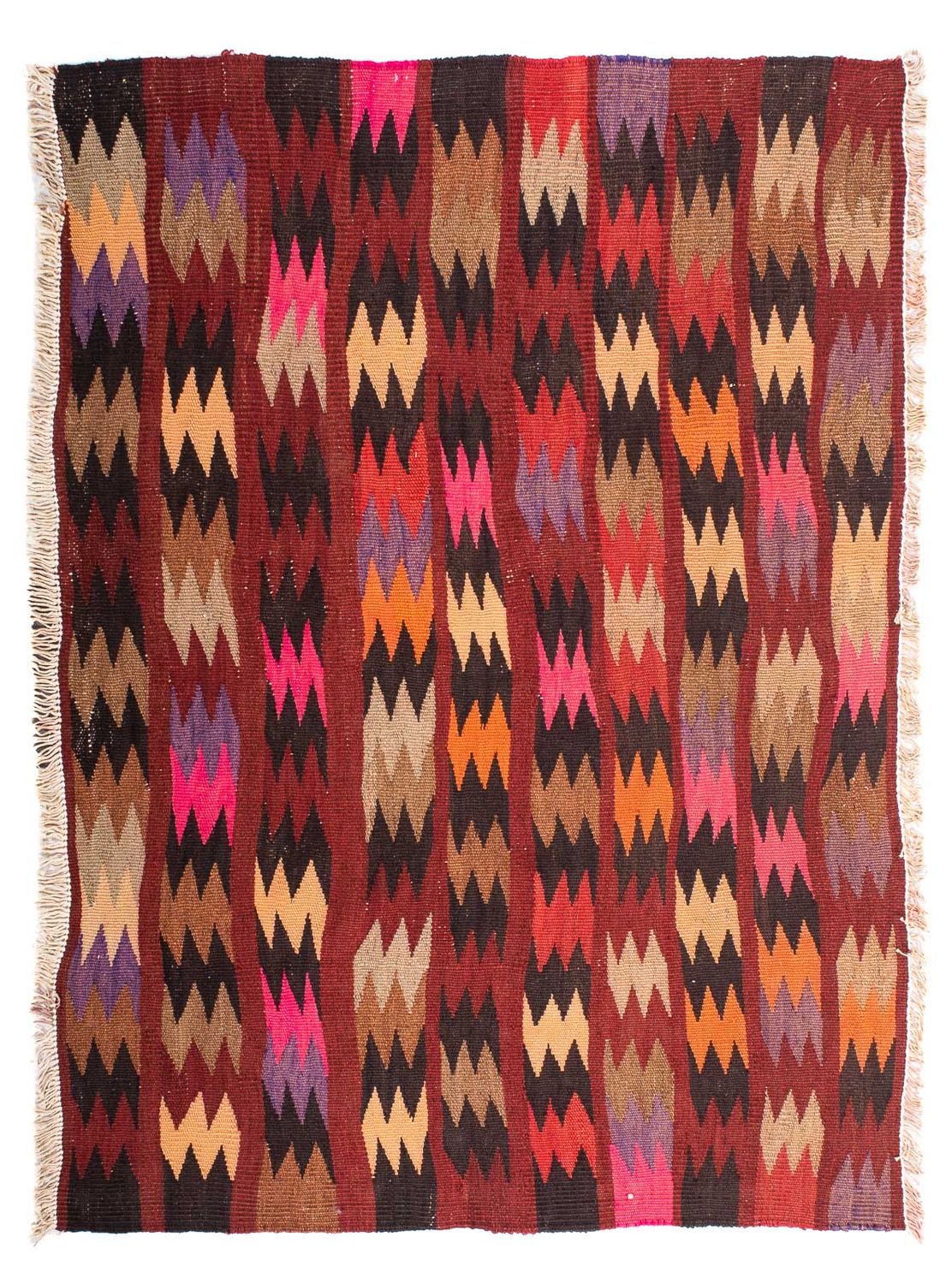 Kelim Teppich - Old 114 x 90 cm - mehrfarbig