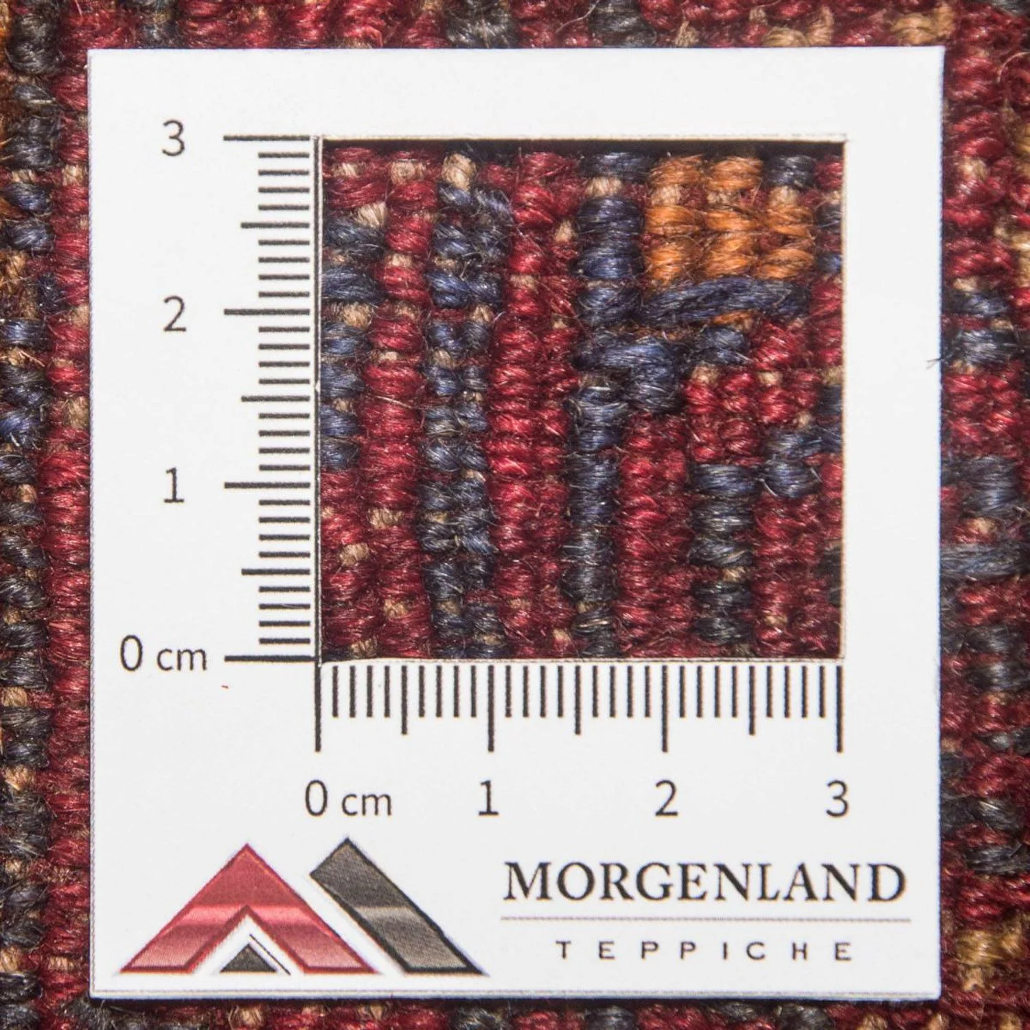 Kelim Afghan Teppich 123x114cm - Image 6
