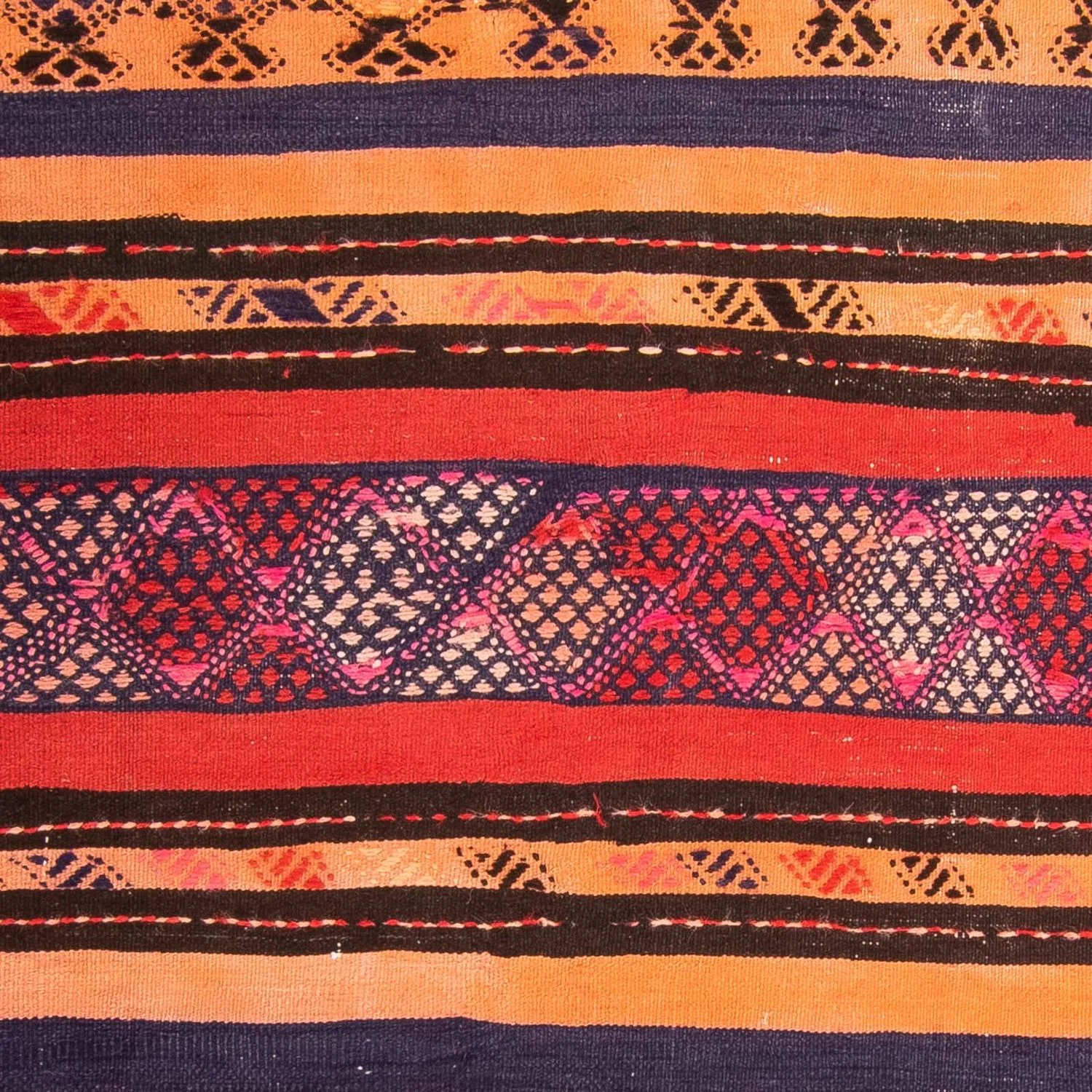 Kelim Teppich - Old 125 x 150 cm - mehrfarbig - Image 2