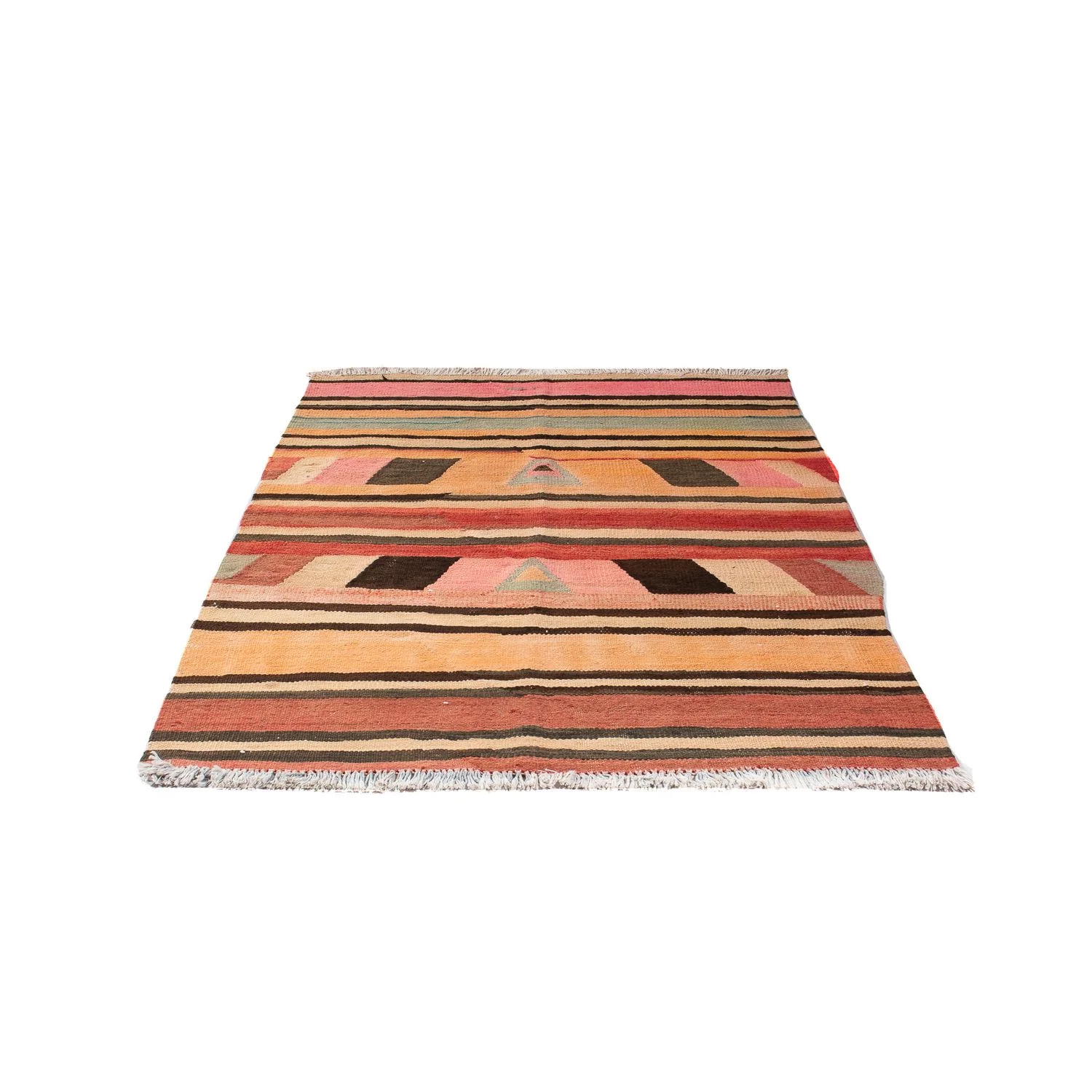 Kelim Teppich - Old 150 x 116 cm - mehrfarbig - Image 5