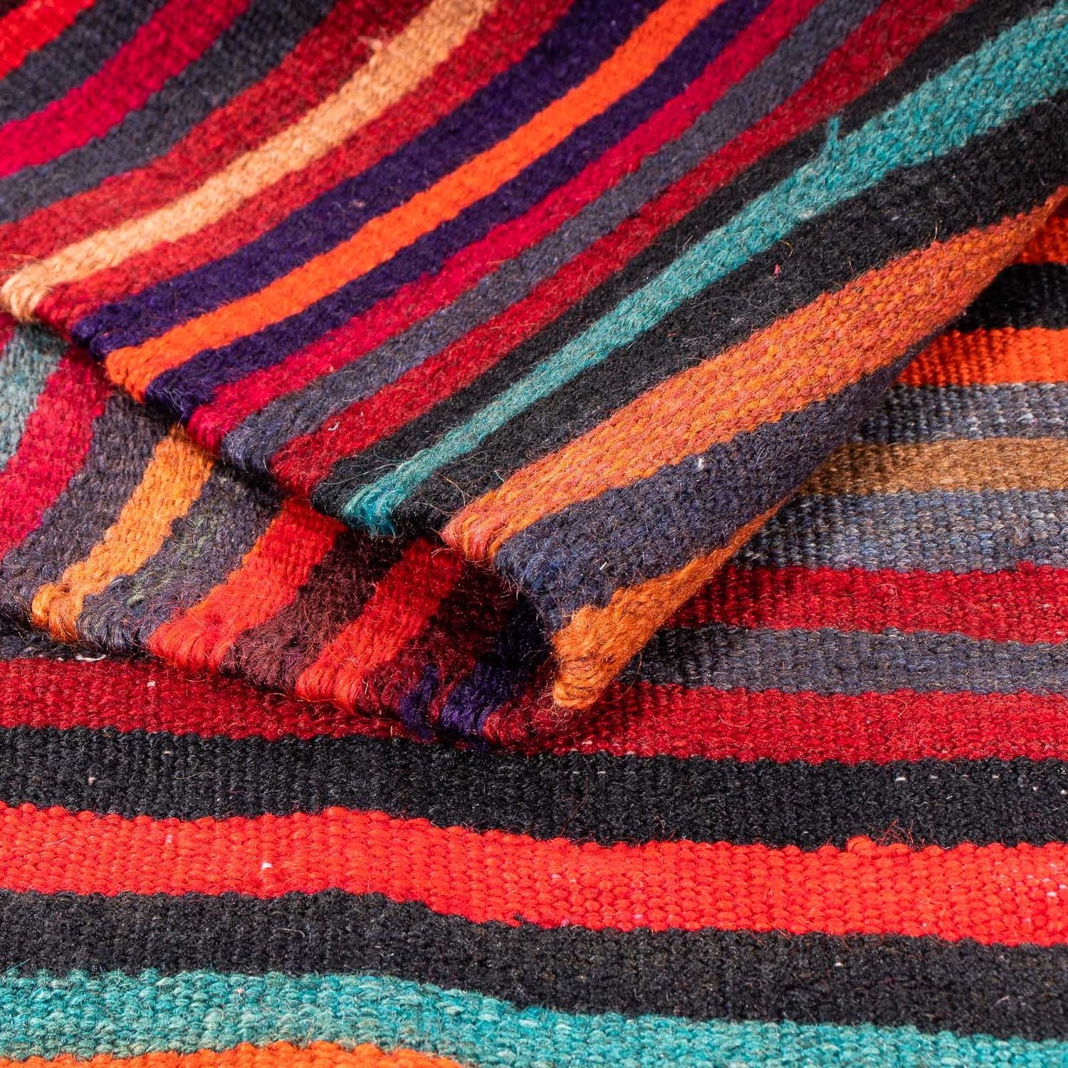 Kelim Teppich - Old 195 x 100 cm - mehrfarbig - Image 4