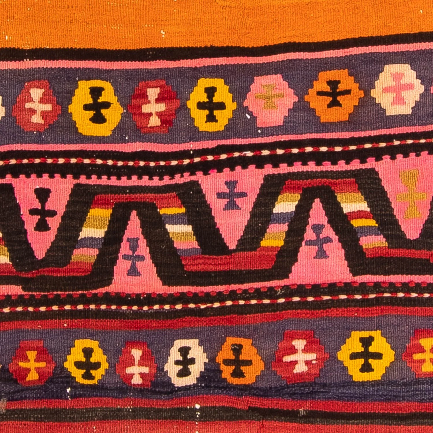 Kelim Teppich - Old 220 x 135 cm - mehrfarbig - Image 2