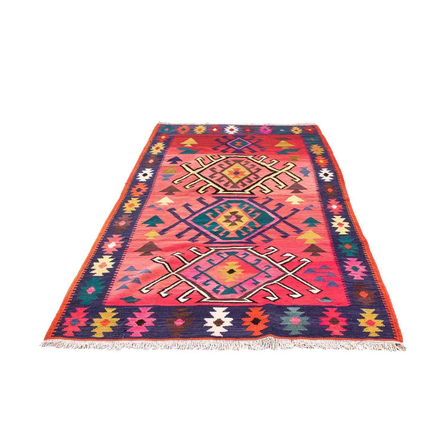 Kelim Teppich - Old 250 x 150 cm - mehrfarbig - Image 5