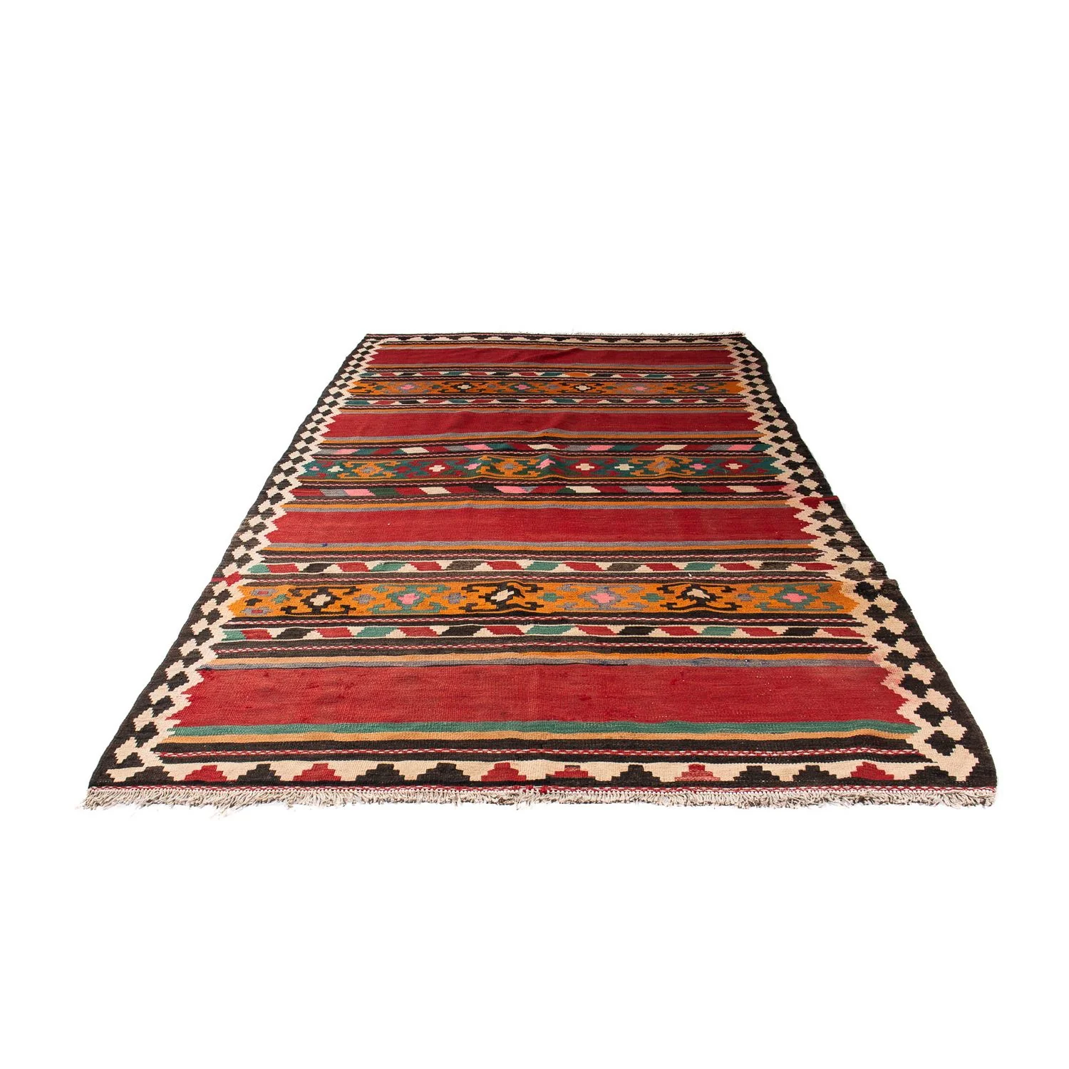 Kelim Teppich - Old 270 x 145 cm - mehrfarbig - Image 5