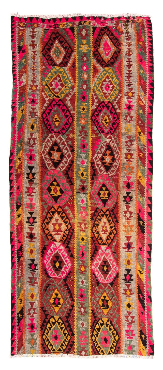 Kelim Teppich - Old 280 x 112 cm - mehrfarbig