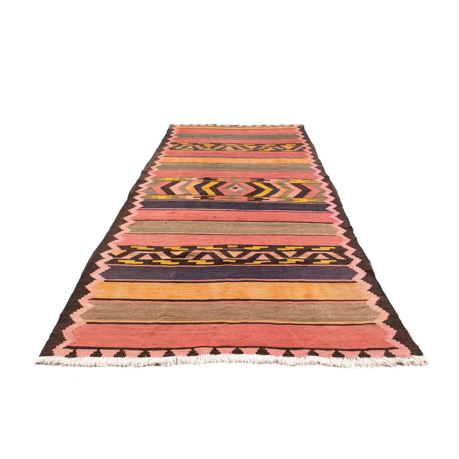 Kelim Teppich - Old 300 x 125 cm - mehrfarbig - Image 5