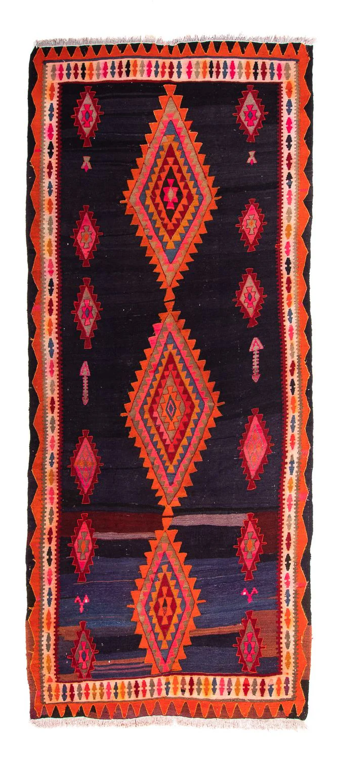 Kelim Teppich - Old 315 x 150 cm - mehrfarbig