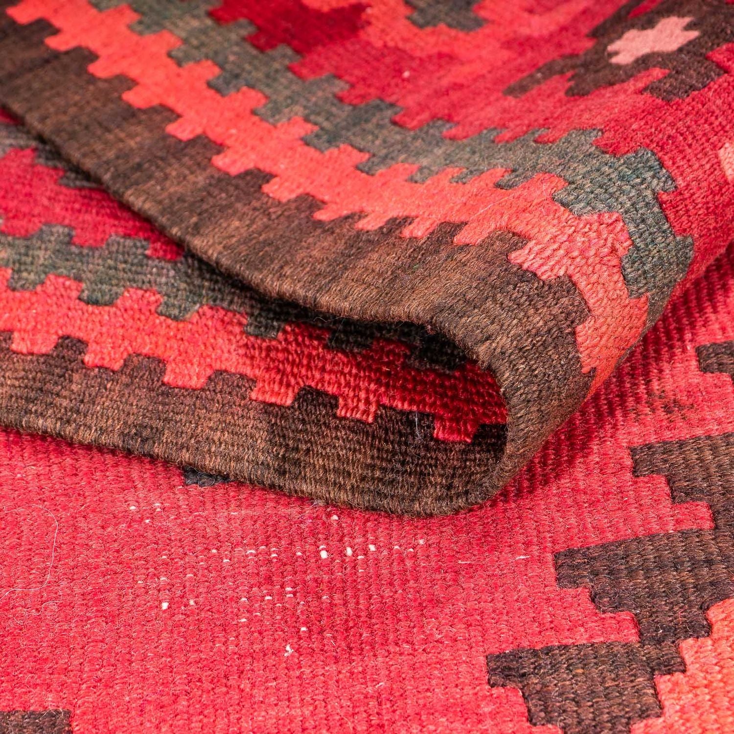 Kelim Teppich - Old 325 x 118 cm - mehrfarbig - Image 4