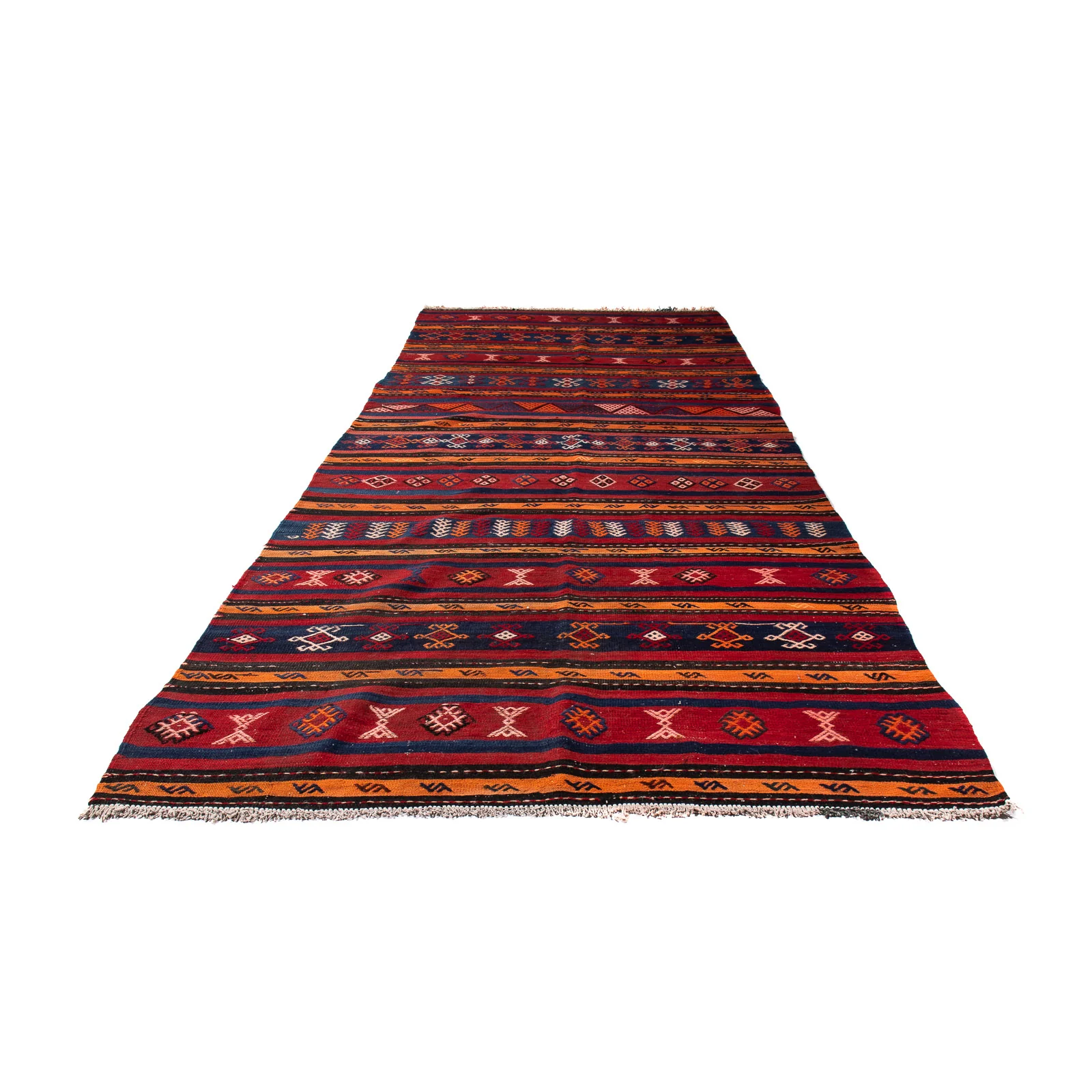Kelim Teppich - Old 325 x 130 cm - mehrfarbig - Image 5