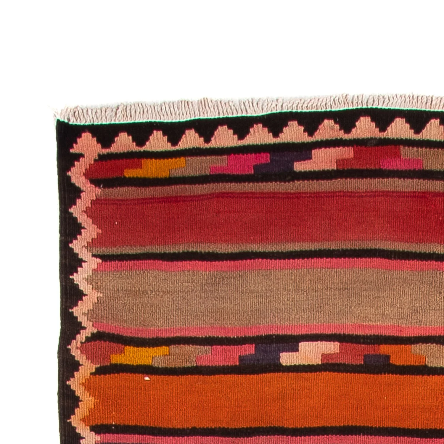 Kelim Teppich - Old 340 x 125 cm - mehrfarbig - Image 3