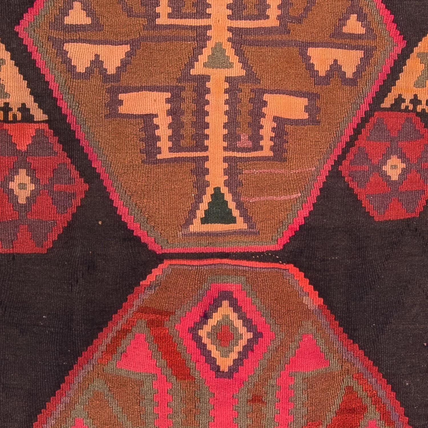 Kelim Teppich - Old 340 x 150 cm - mehrfarbig - Image 2