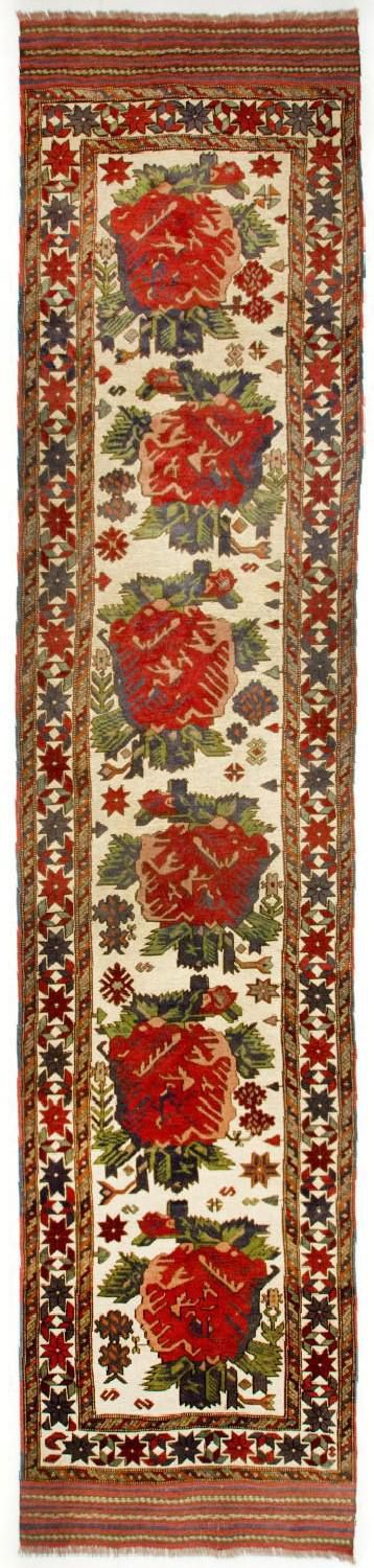 Kelim Afghan Teppich 370x82cm