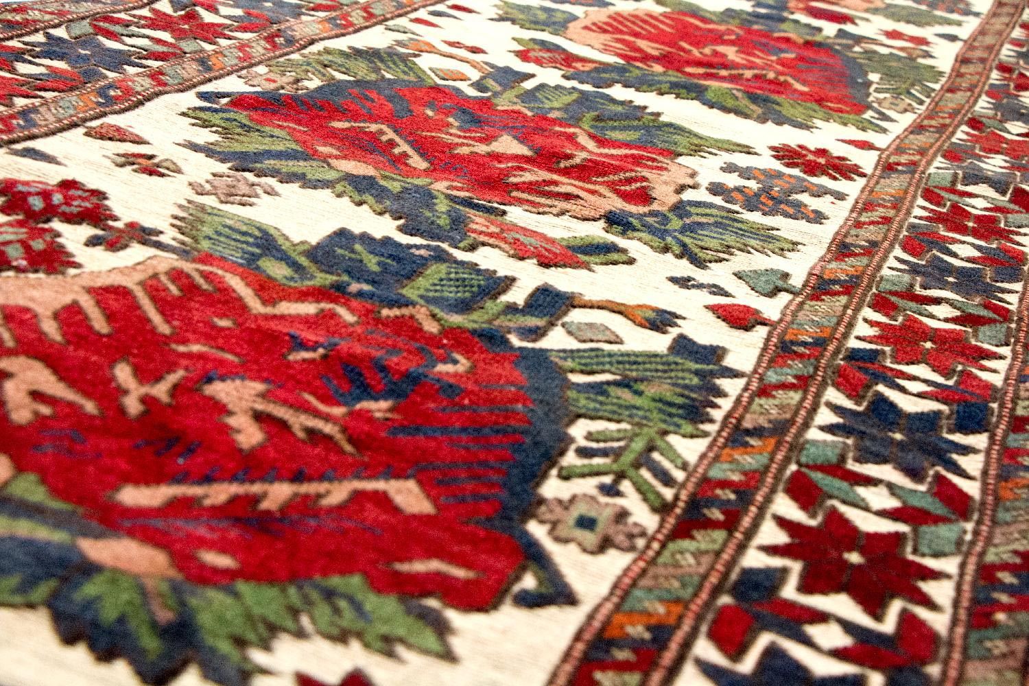 Kelim Afghan Teppich 370x82cm - Image 2