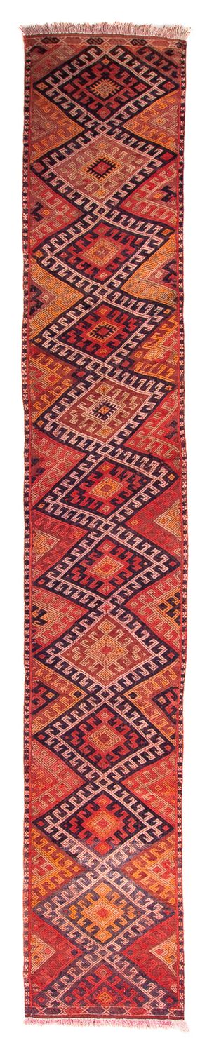 Kelim Teppich - Old 380 x 75 cm - mehrfarbig