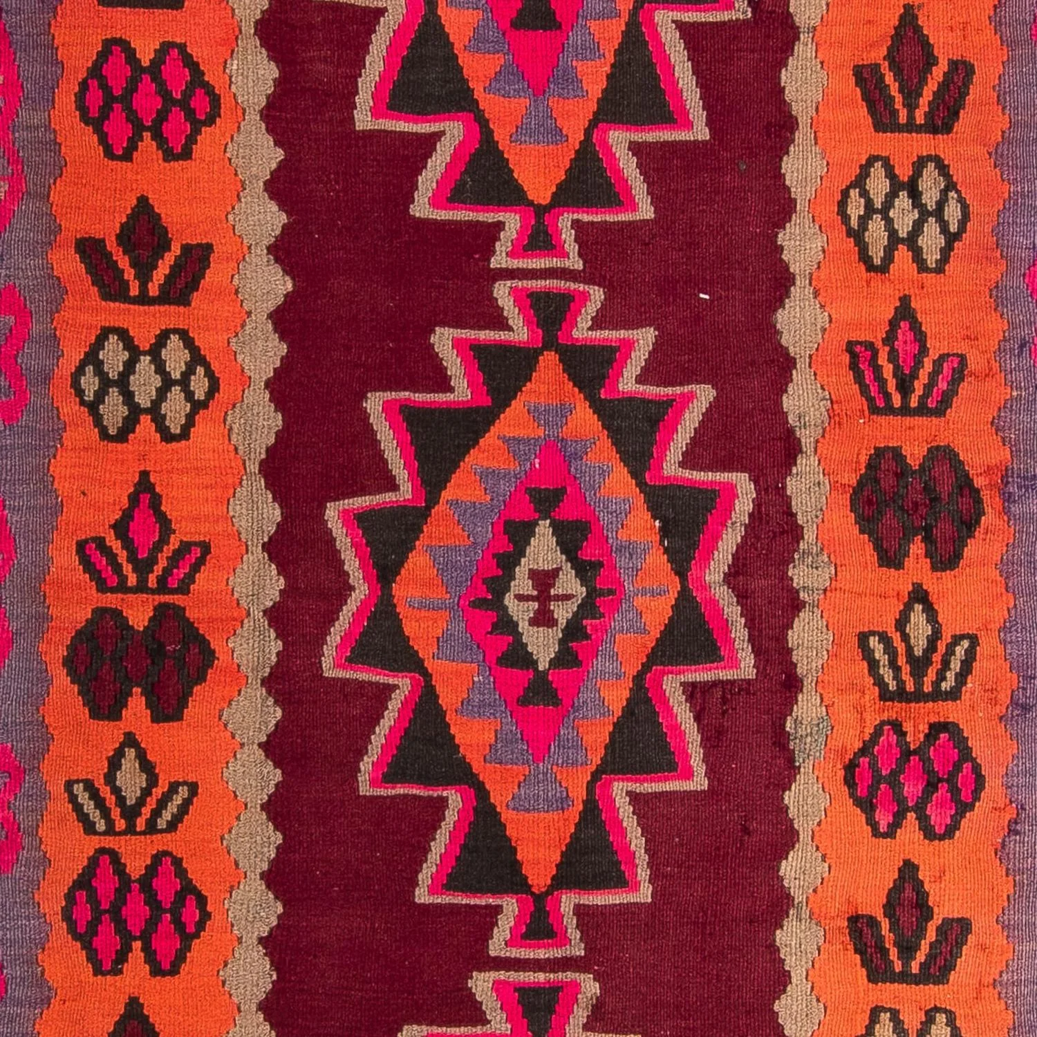 Kelim Teppich - Old 390 x 141 cm - mehrfarbig - Image 2