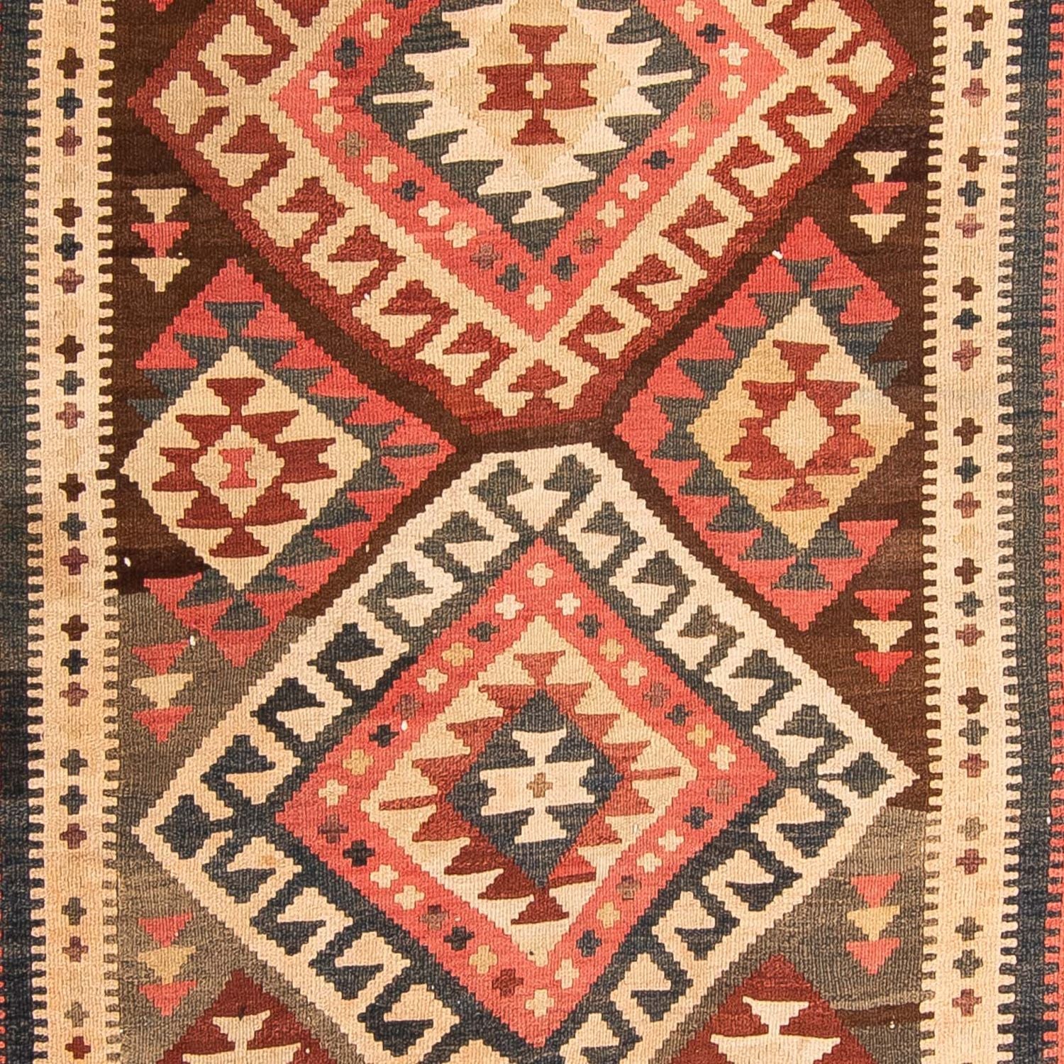 Kelim Teppich - Old 402 x 135 cm - mehrfarbig - Image 2