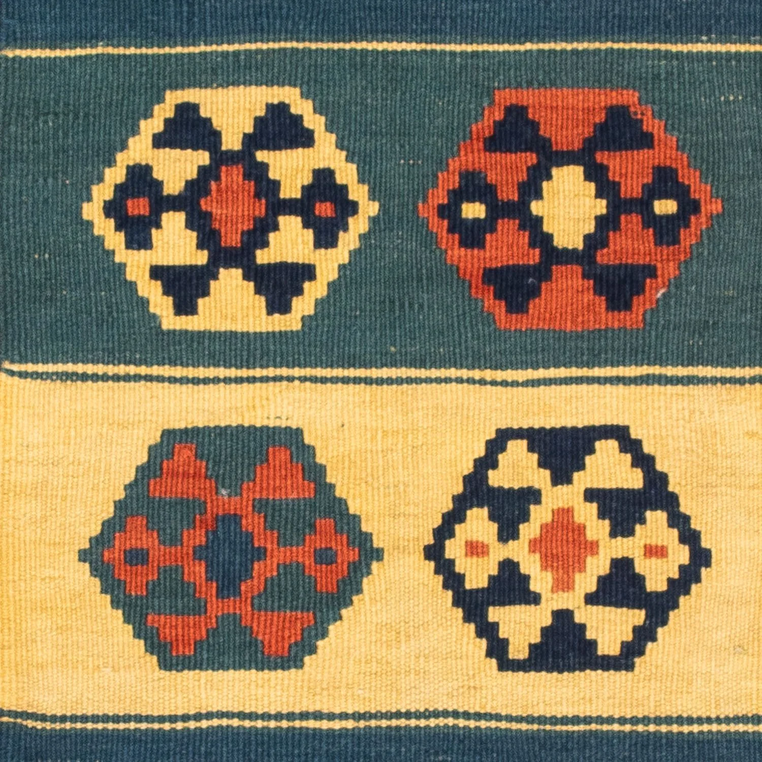 Kelim Fars Teppich 100x100cm - Image 2