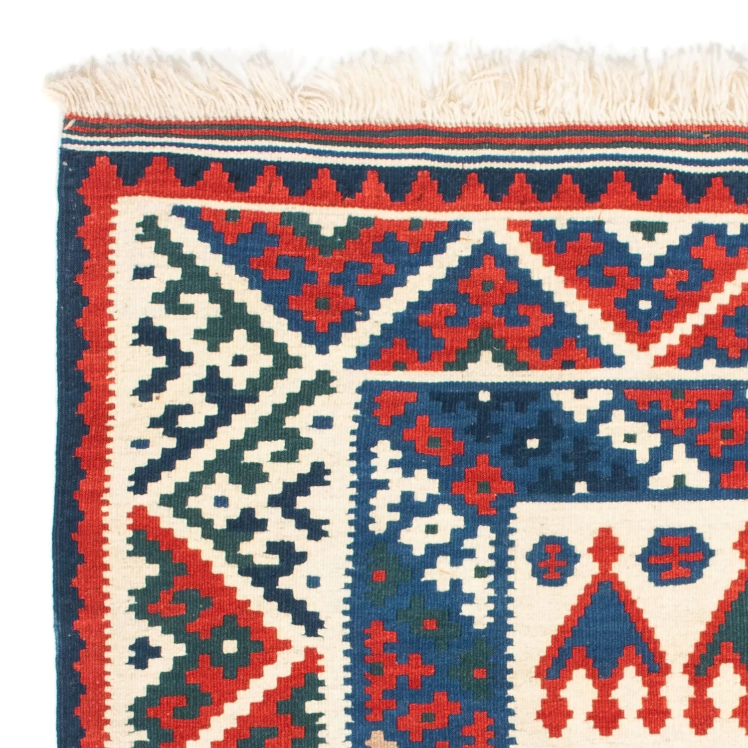 Kelim Teppich - Oriental 101 x 101 cm - beige - Image 3