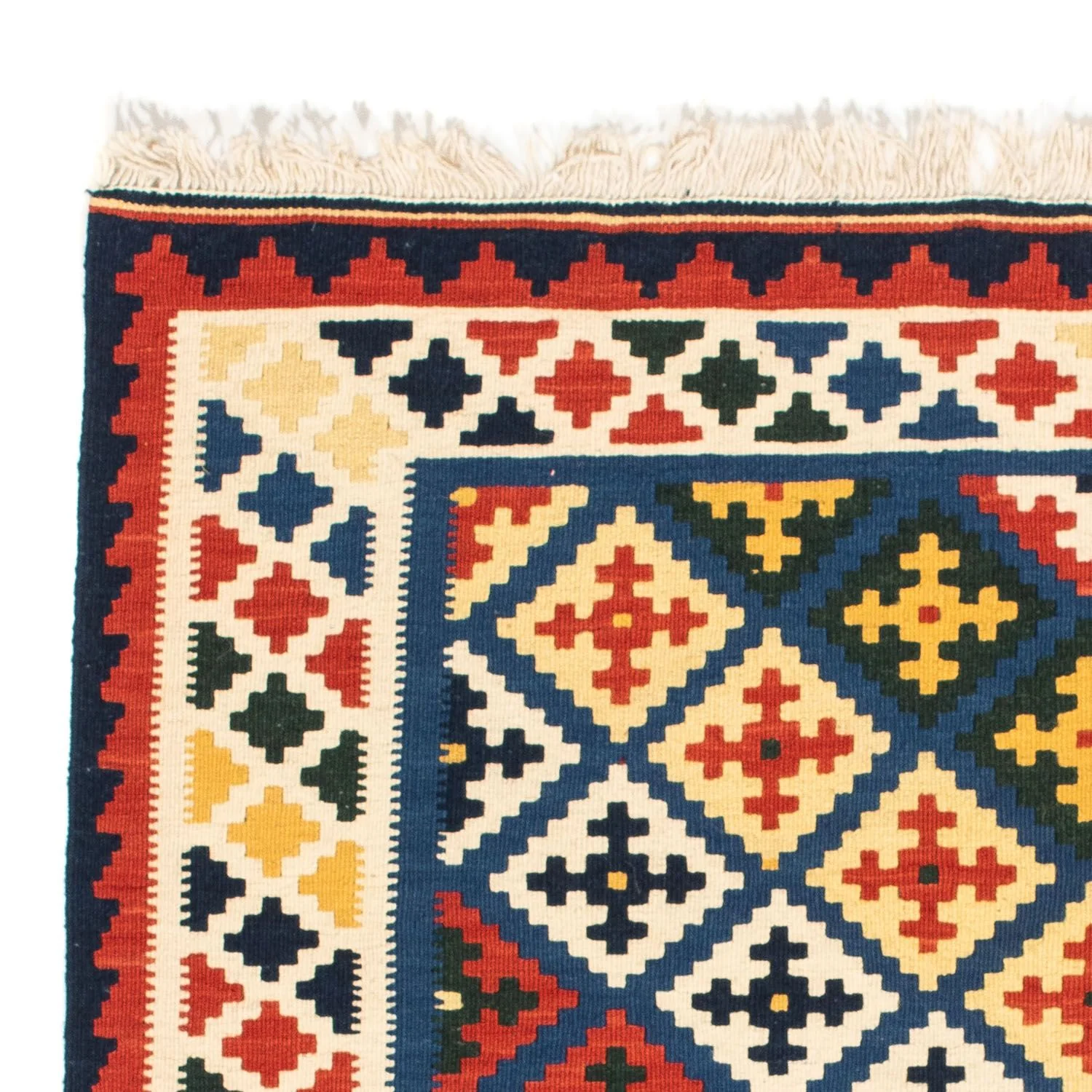Kelim Teppich - Oriental 101 x 101 cm - beige - Image 3