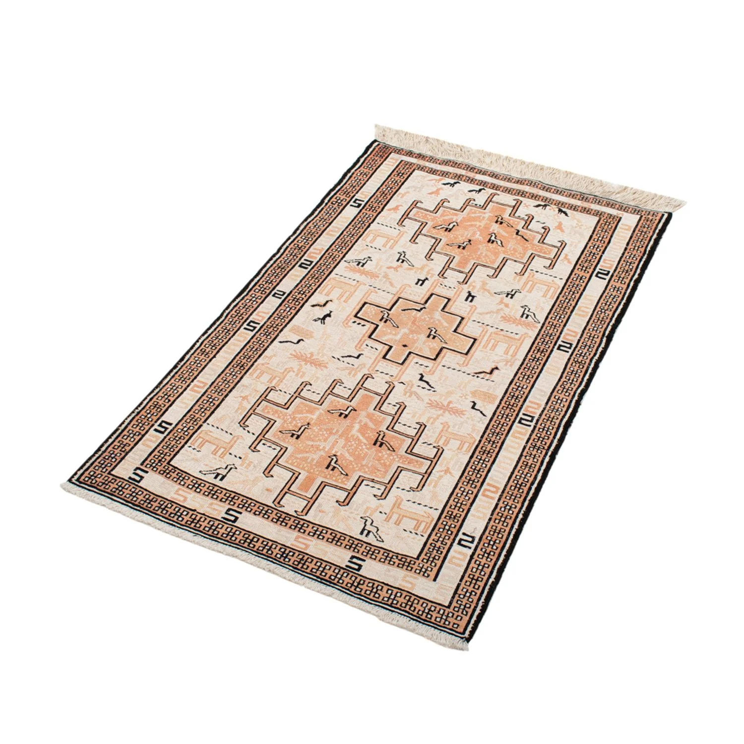 Kelim Seide Teppich 101x65cm - Image 5
