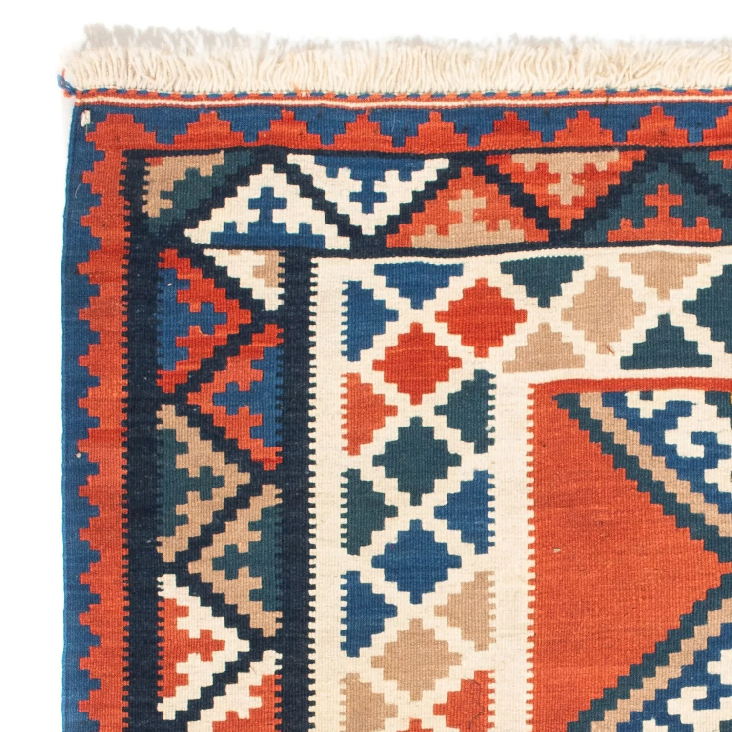 Kelim Teppich - Oriental 102 x 102 cm - rost - Image 3