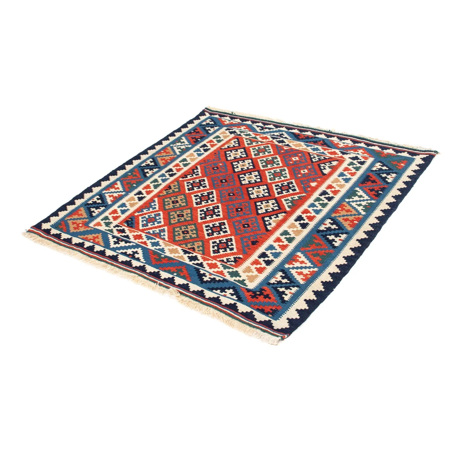 Kelim Teppich - Oriental 103 x 100 cm - mehrfarbig - Image 5