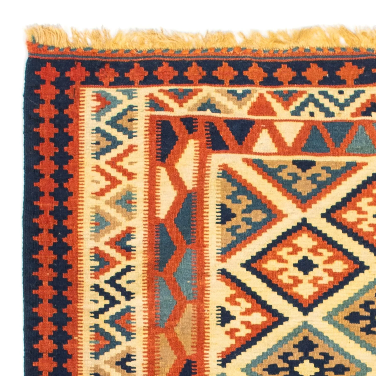 Kelim Teppich - Oriental 103 x 100 cm - beige - Image 3