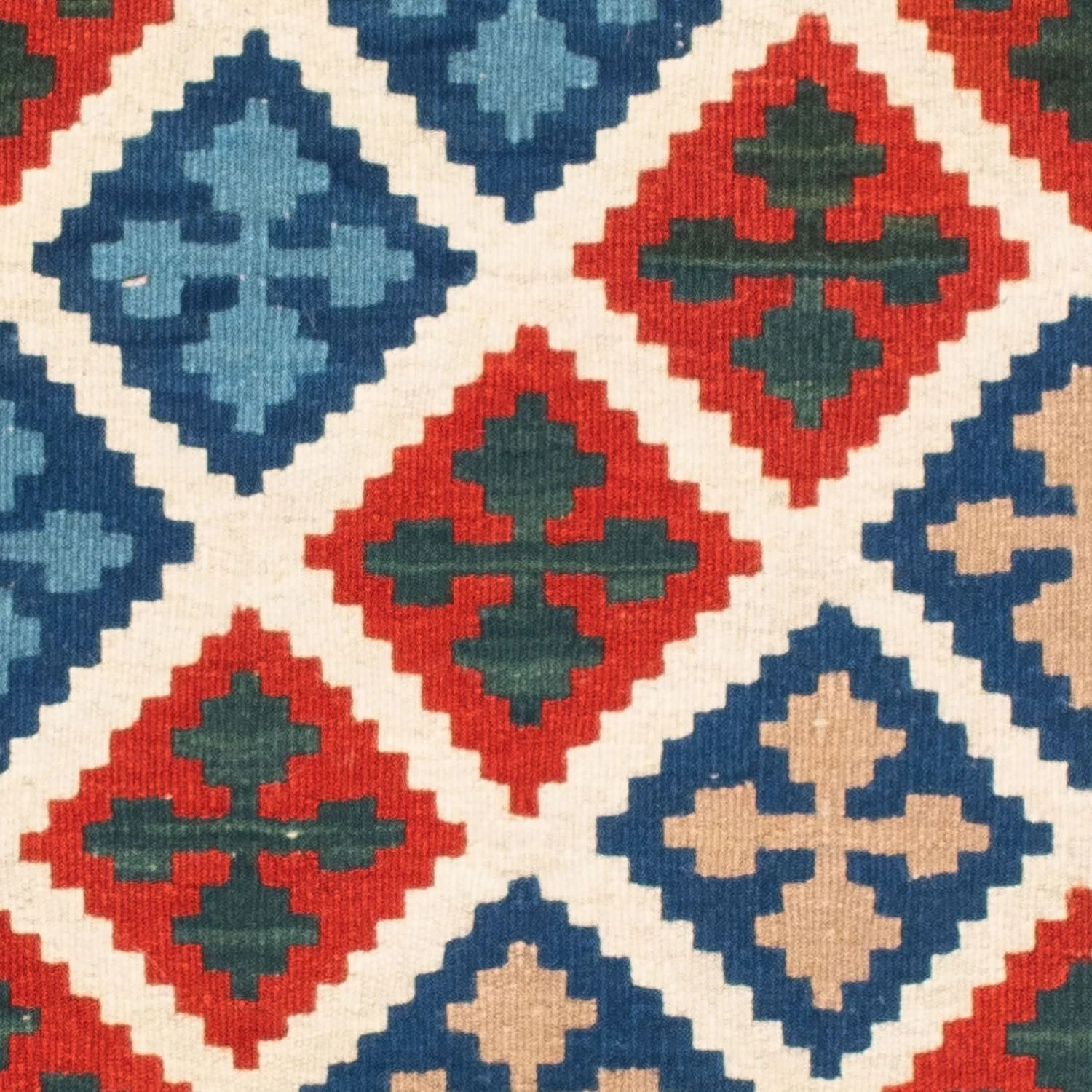 Kelim Teppich - Oriental 103 x 100 cm - dunkelblau - Image 2