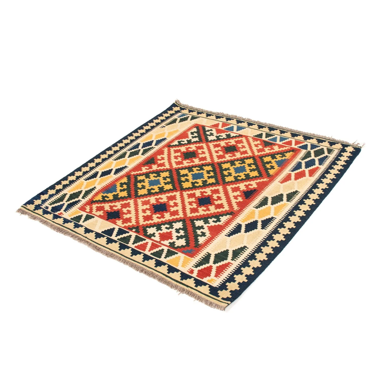 Kelim Teppich - Oriental 103 x 101 cm - beige - Image 5