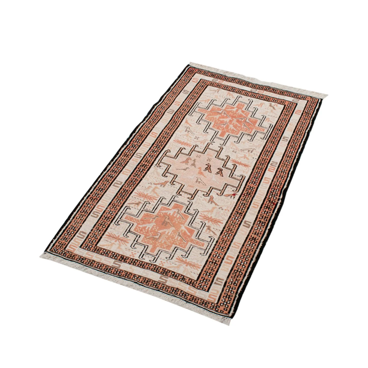 Kelim Seide Teppich 103x62cm - Image 5