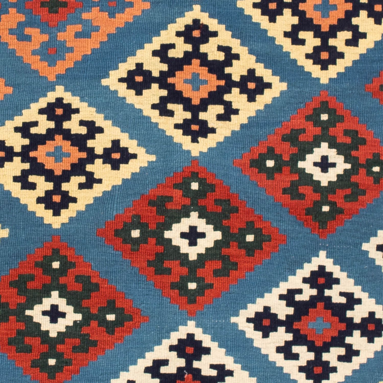 Kelim Teppich - Oriental 104 x 100 cm - dunkelblau - Image 2
