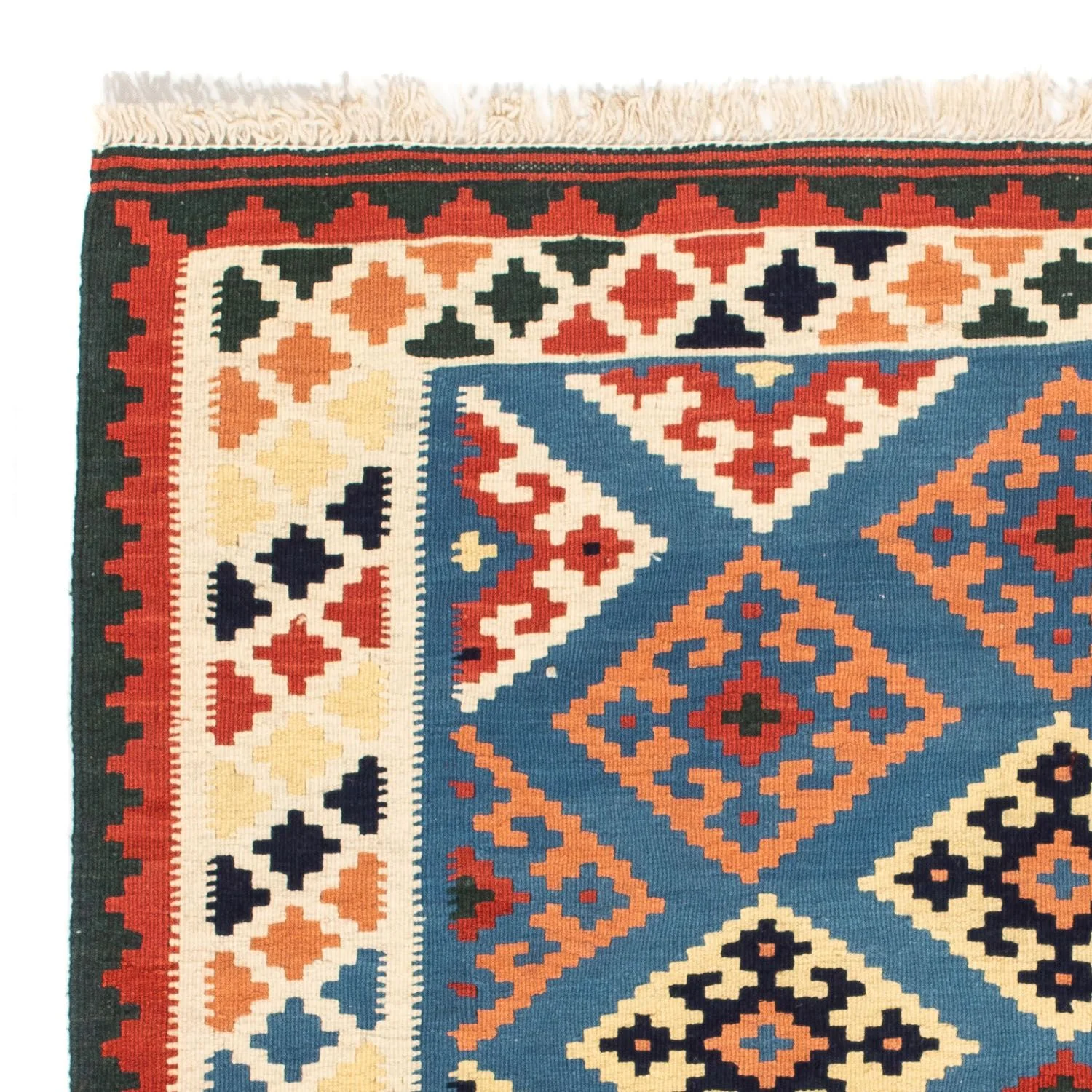 Kelim Teppich - Oriental 104 x 100 cm - dunkelblau - Image 3
