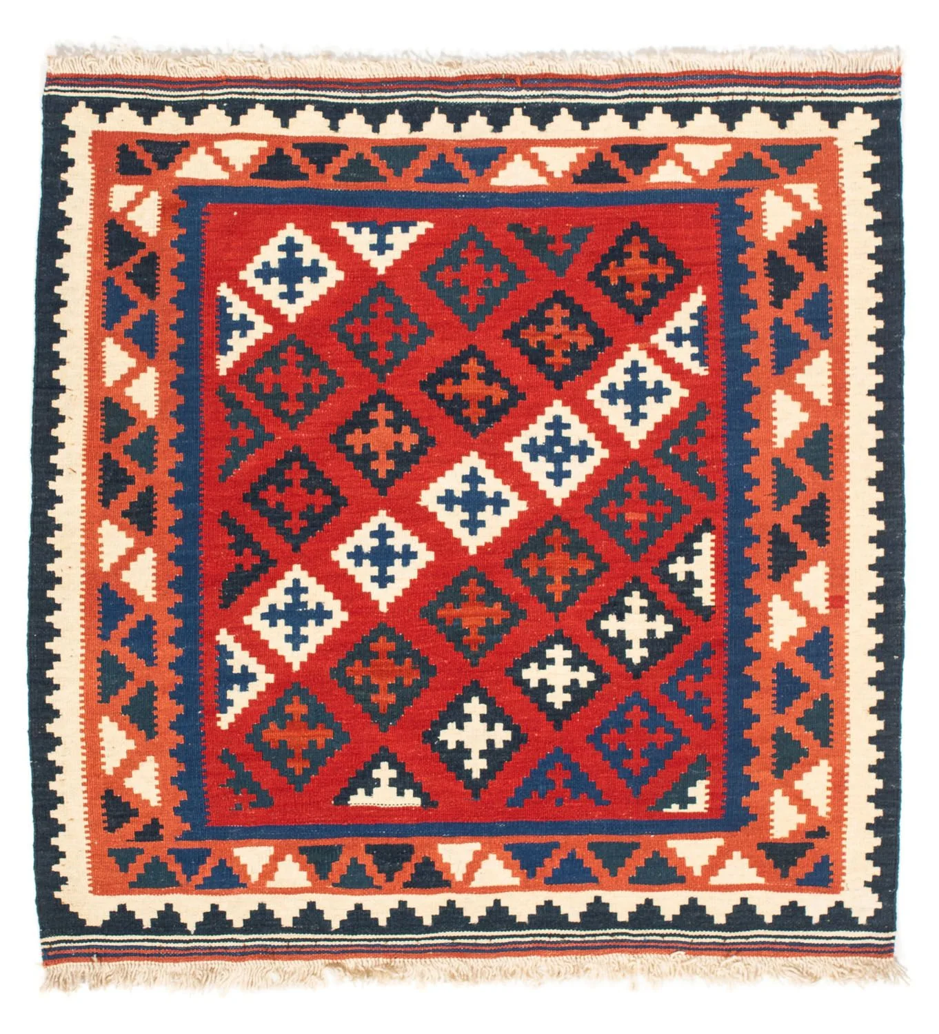 Kelim Fars Teppich 104x102cm