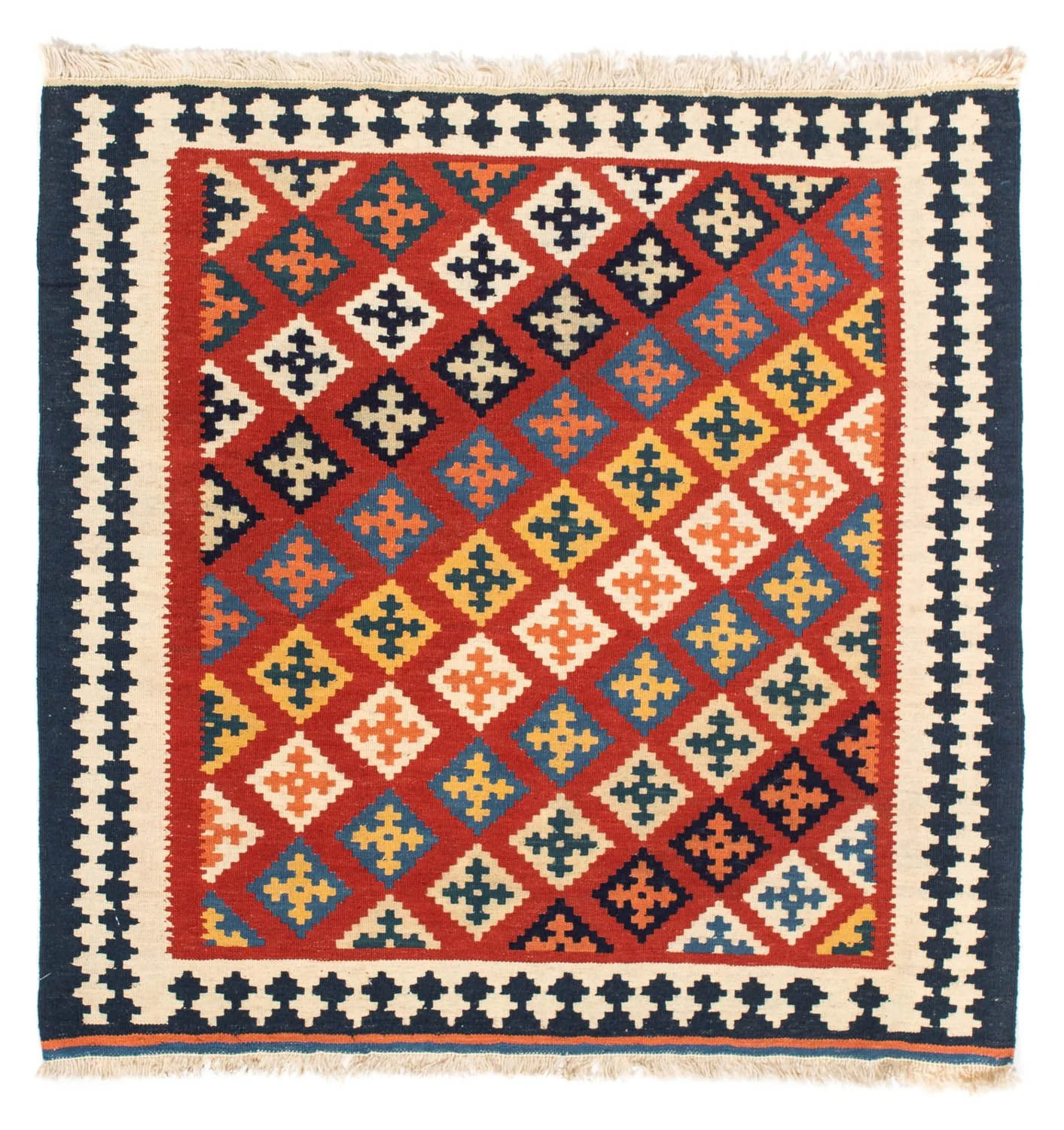 Kelim Fars Teppich 105x103cm