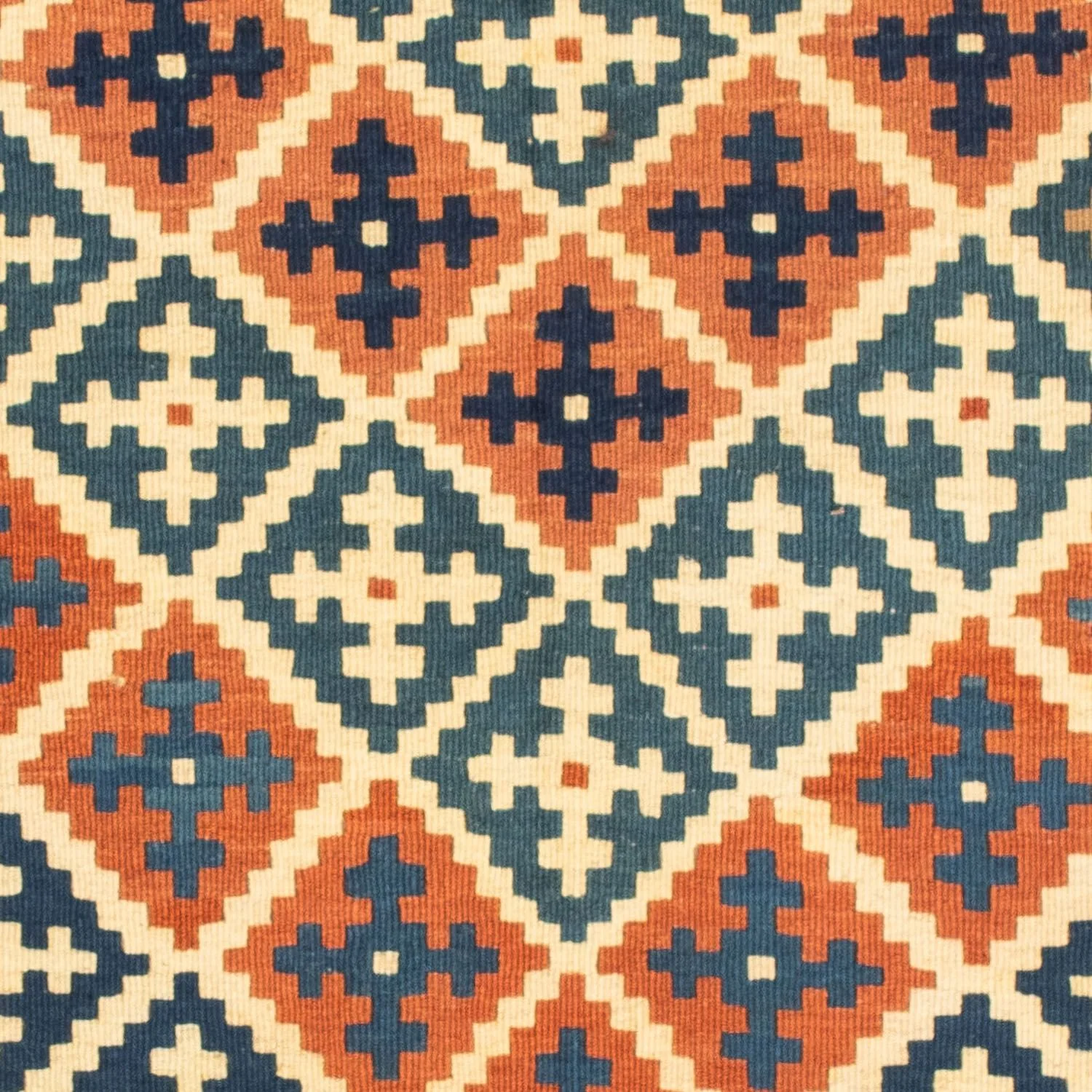 Kelim Teppich - Oriental 105 x 103 cm - orange - Image 2