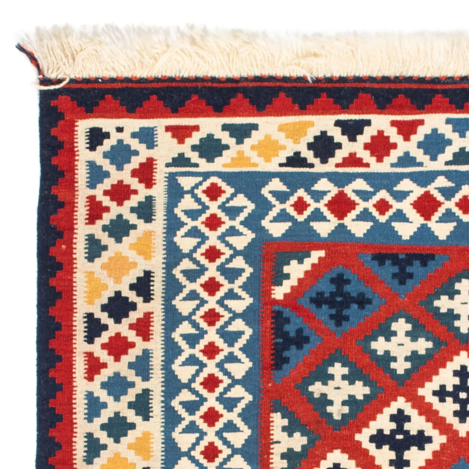 Kelim Teppich - Oriental 105 x 103 cm - rot - Image 3