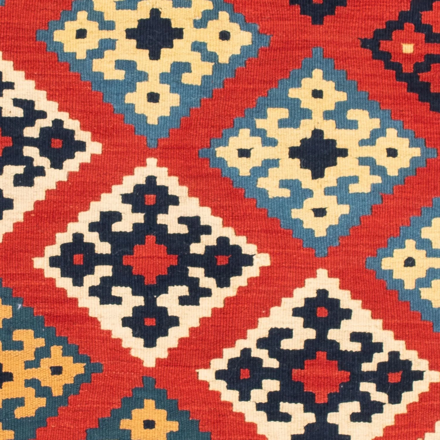 Kelim Teppich - Oriental 105 x 105 cm - rot - Image 2