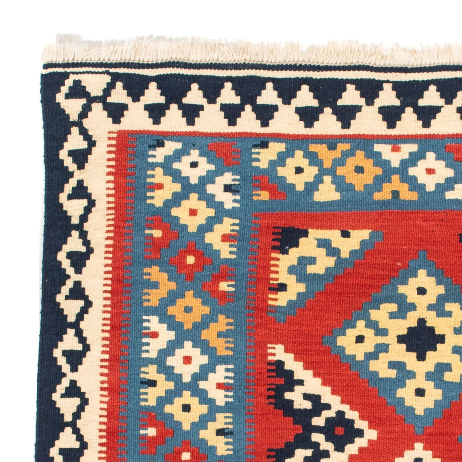 Kelim Teppich - Oriental 105 x 105 cm - rot - Image 3