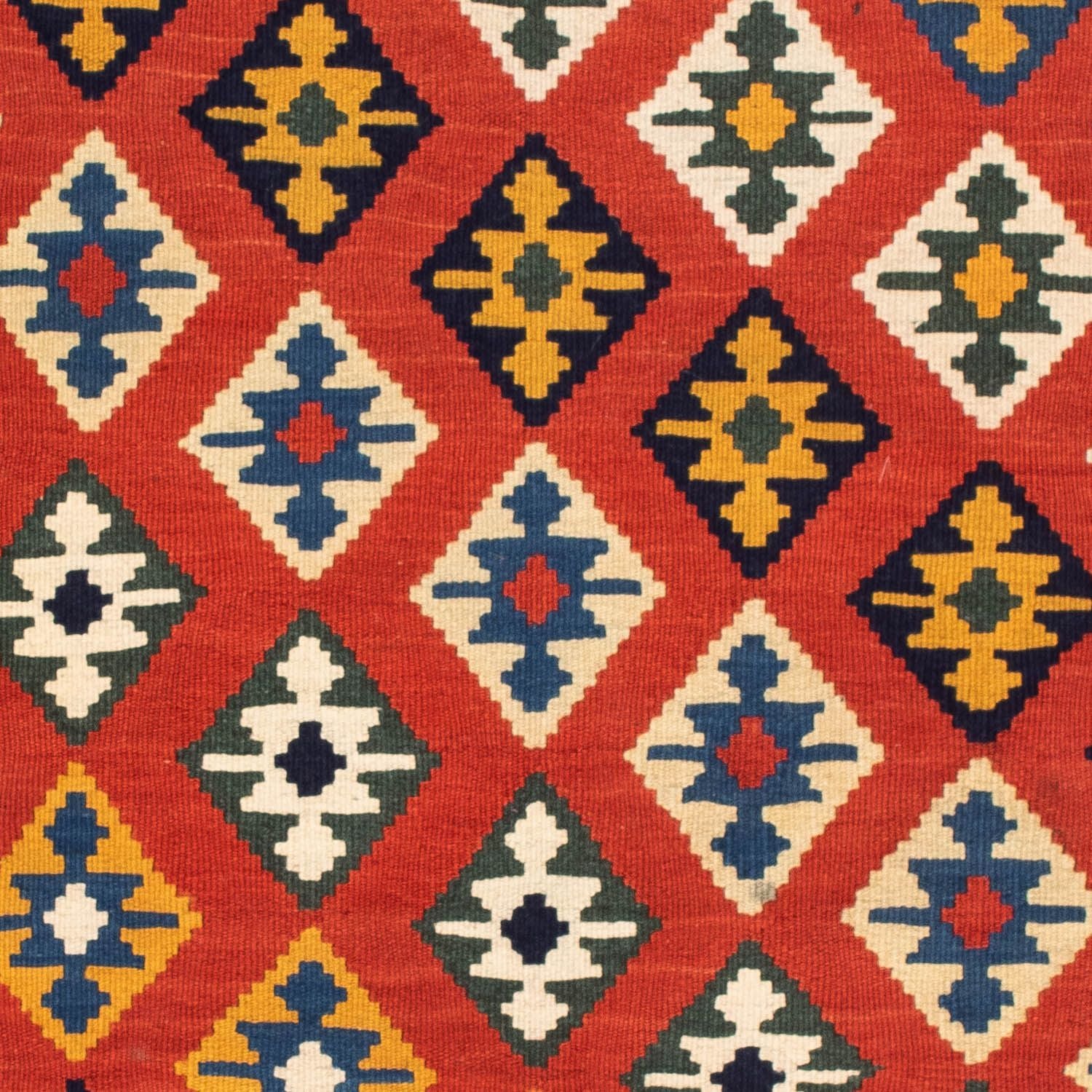 Kelim Teppich - Oriental 106 x 103 cm - rot - Image 2