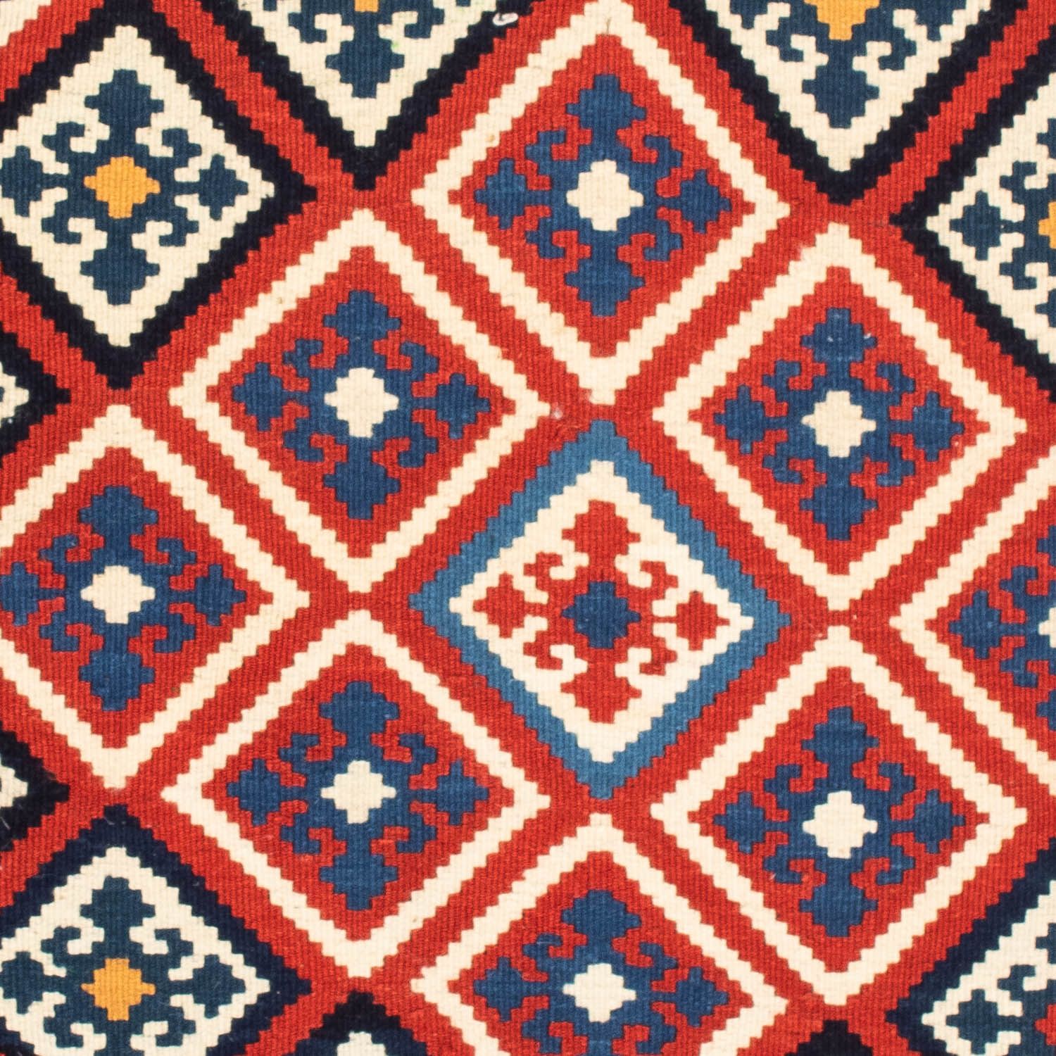 Kelim Teppich - Oriental 106 x 105 cm - rot - Image 2